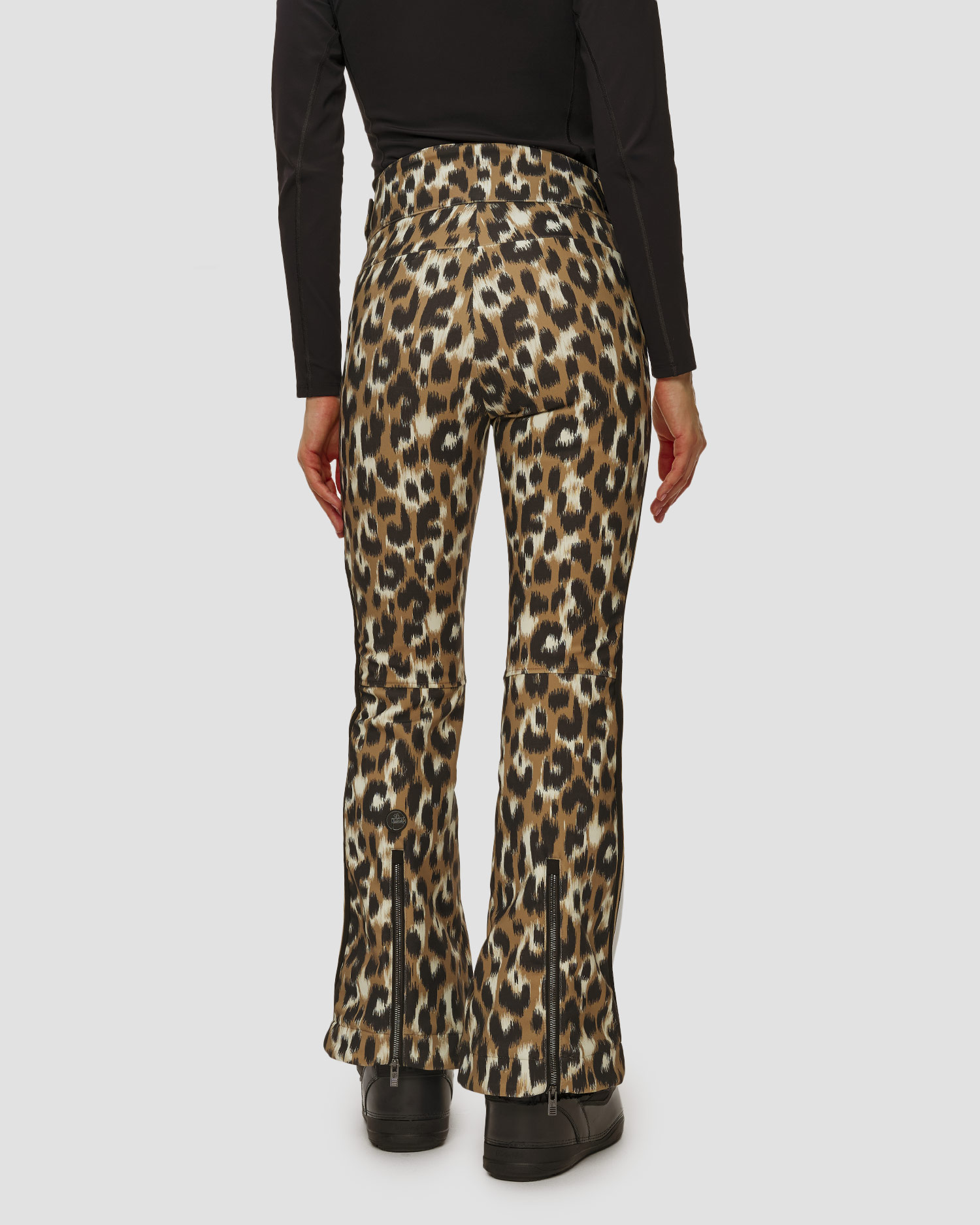 Spodnie narciarskie damskie Fusalp Elancia Leopard