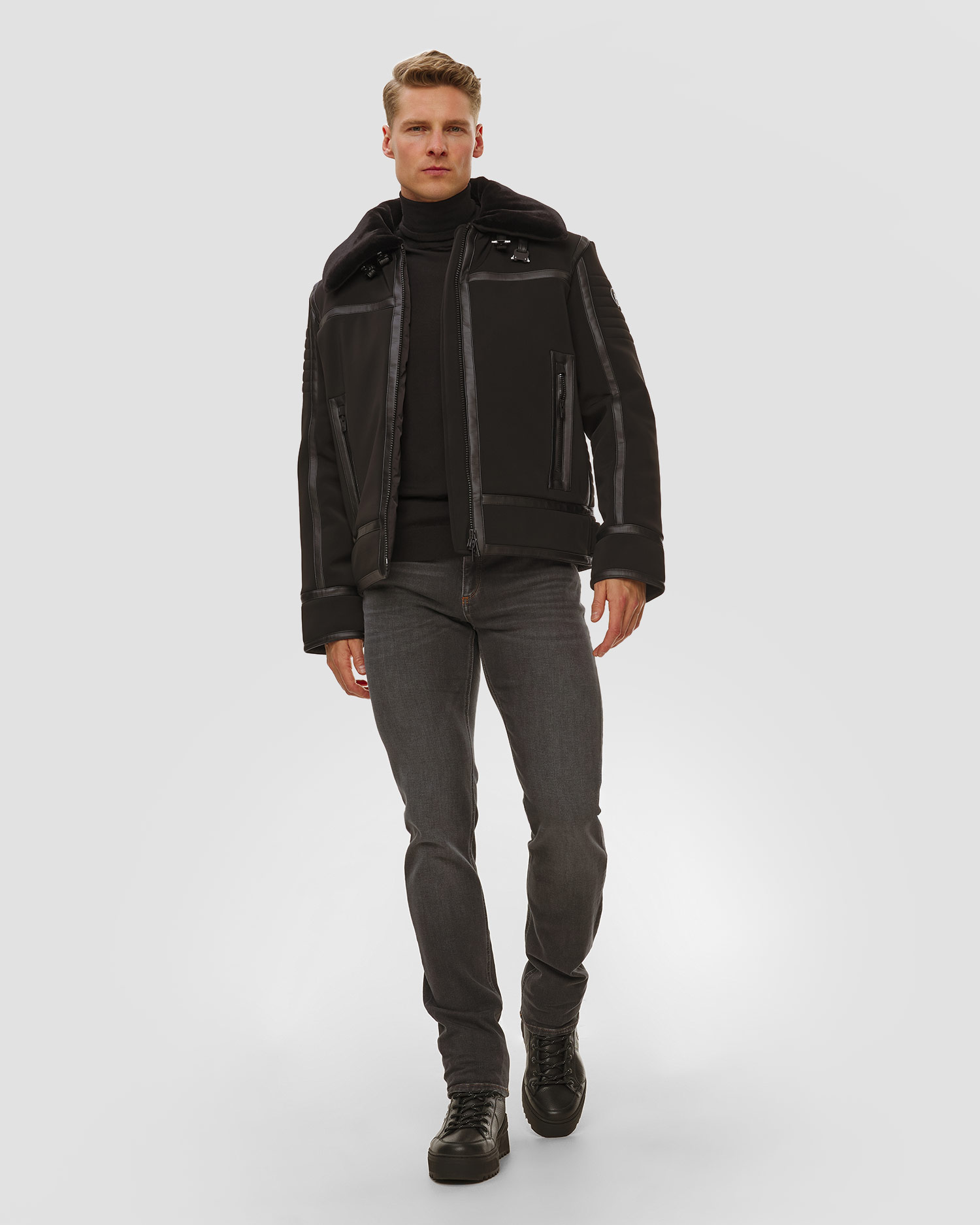 Kurtka puchowa biker męska Fusalp Harlo