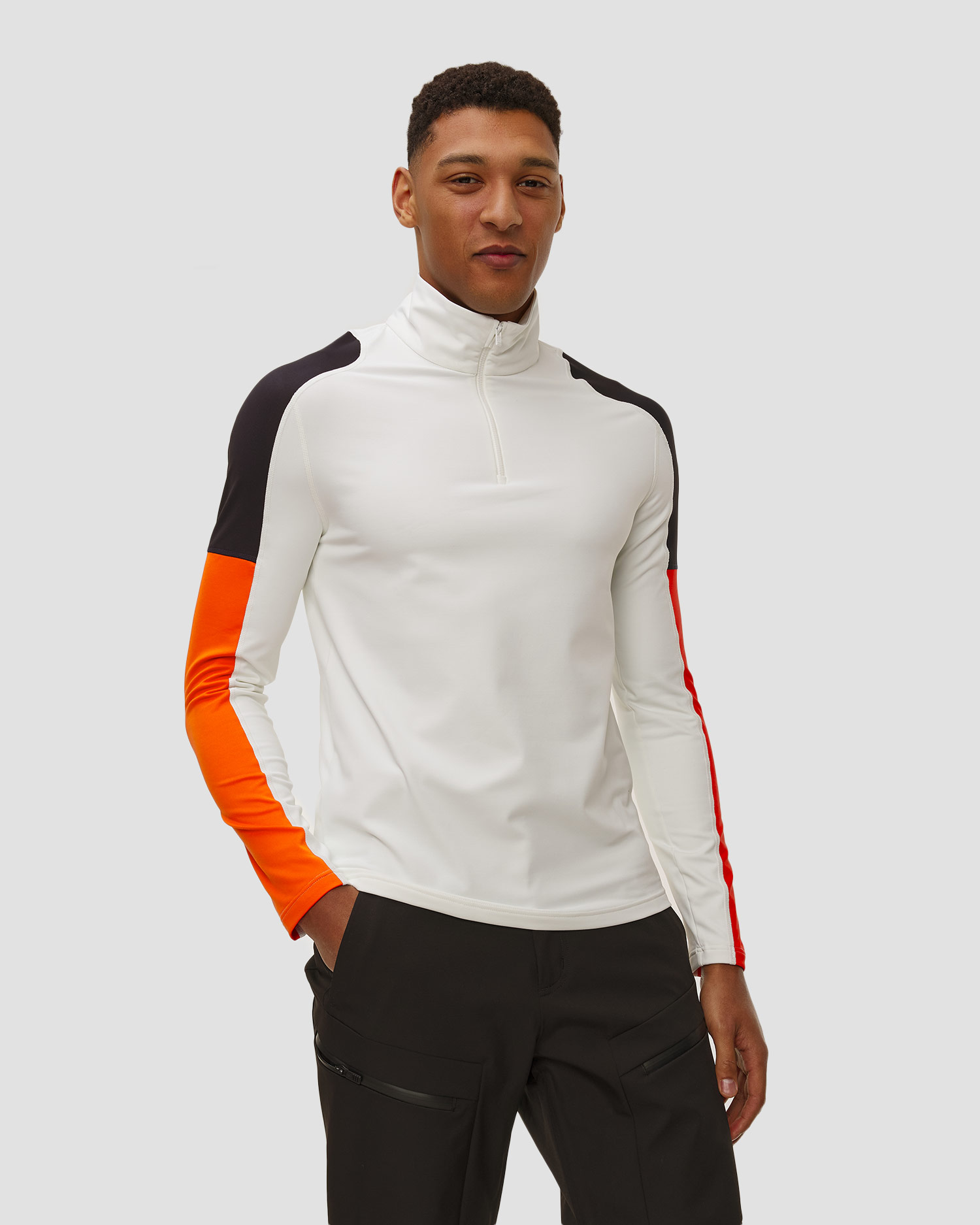 Dolcevita da sci da uomo Fusalp Pravio, Colore/Disegno: Biały,Multikolor