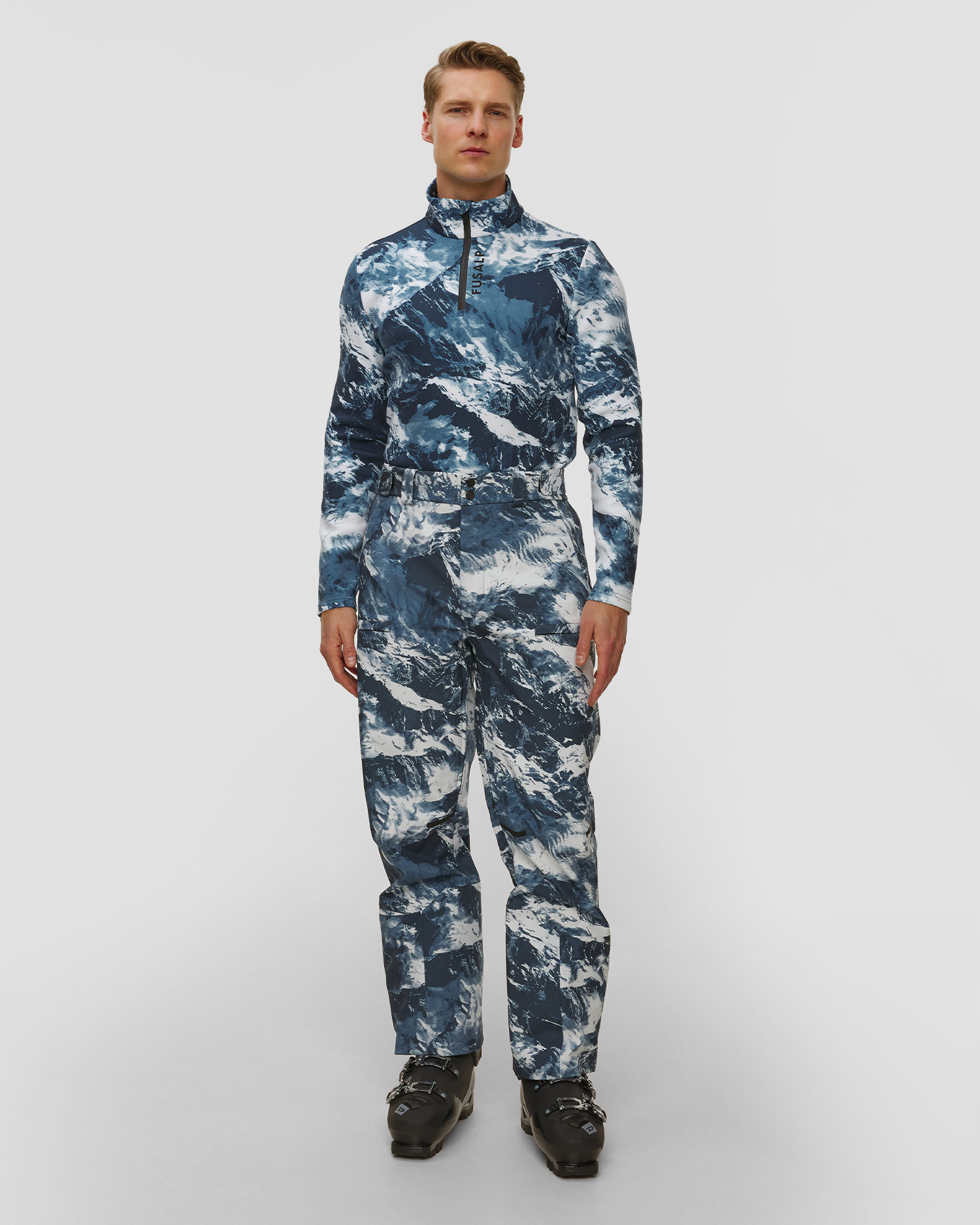 Pantaloni da sci da uomo Fusalp Brakonz Mountn