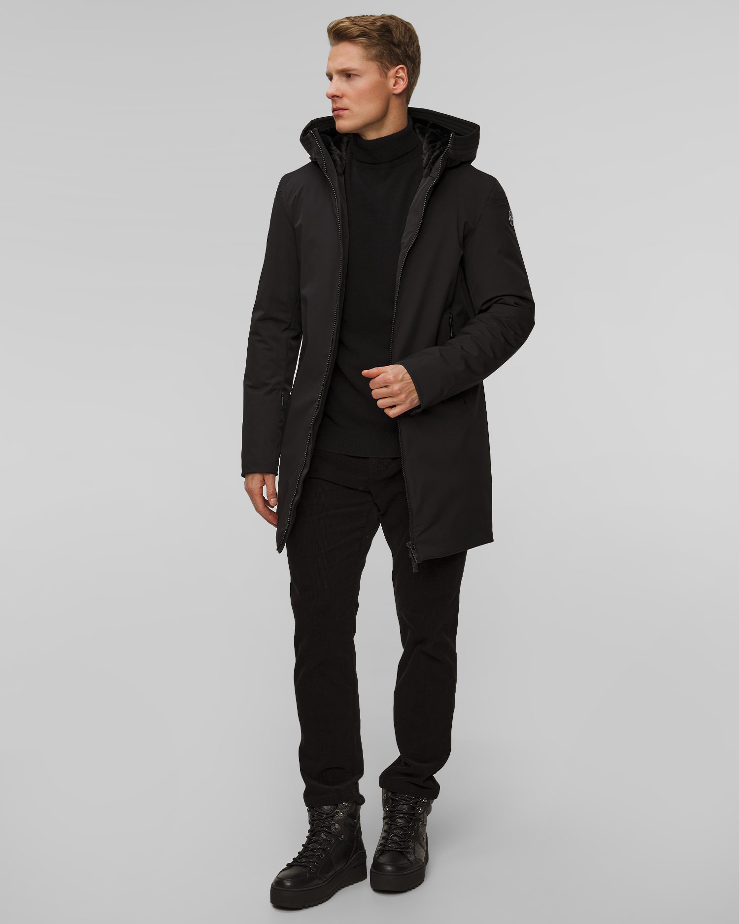 Płaszcz puchowy męski Fusalp Gezi czarny