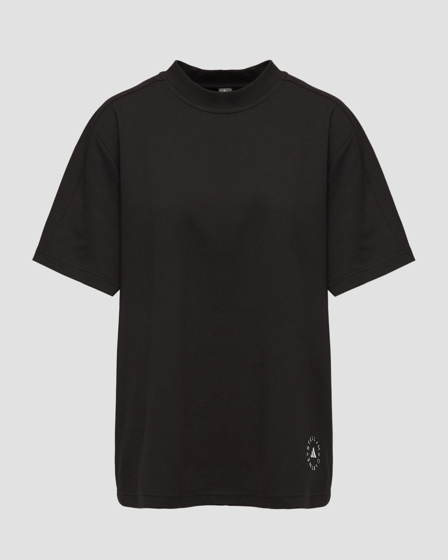 T-shirt noir pour femmes Stella McCartney ASMC Logo Tee