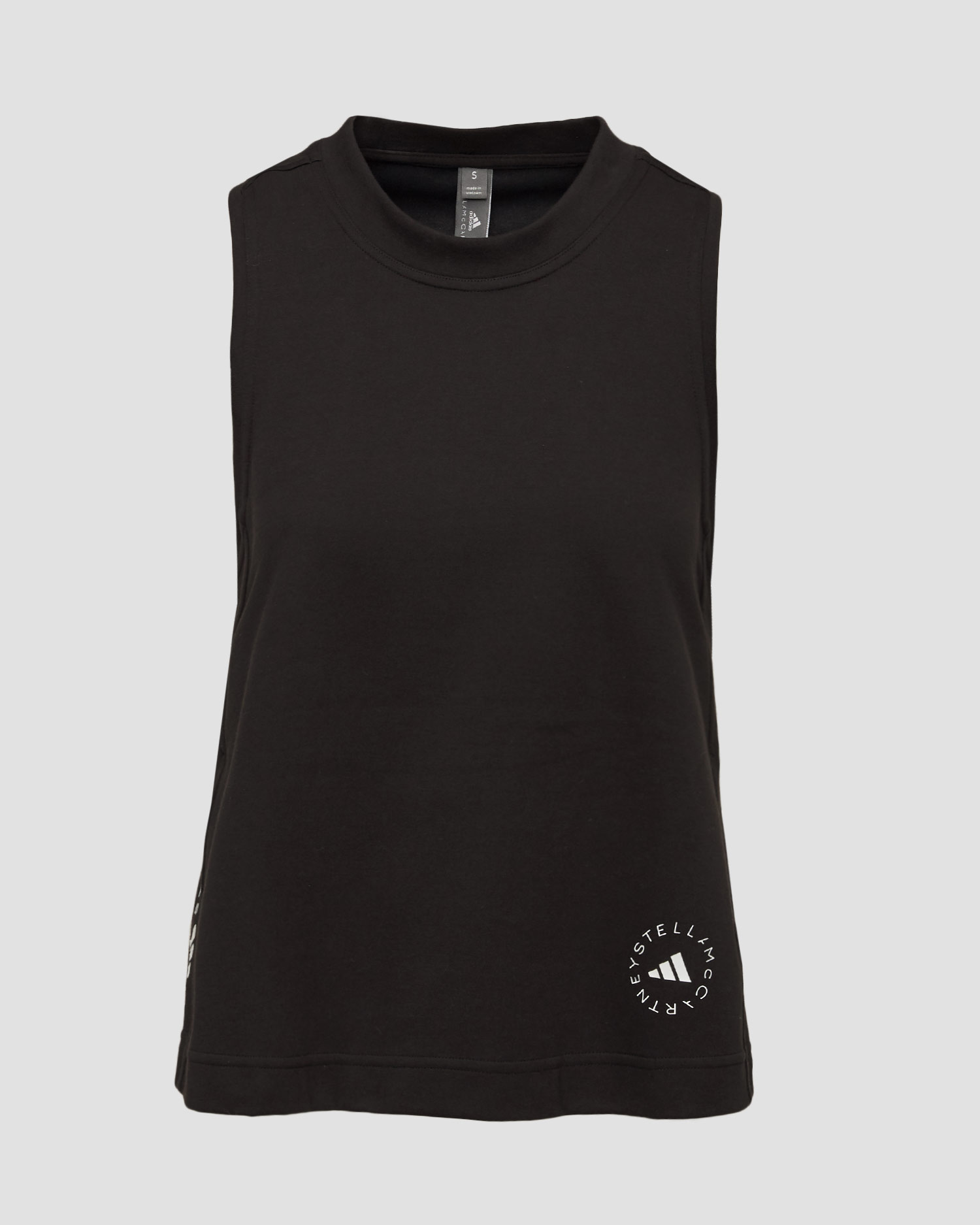 Černý dámský top Stella McCartney ASMC Logo Tk