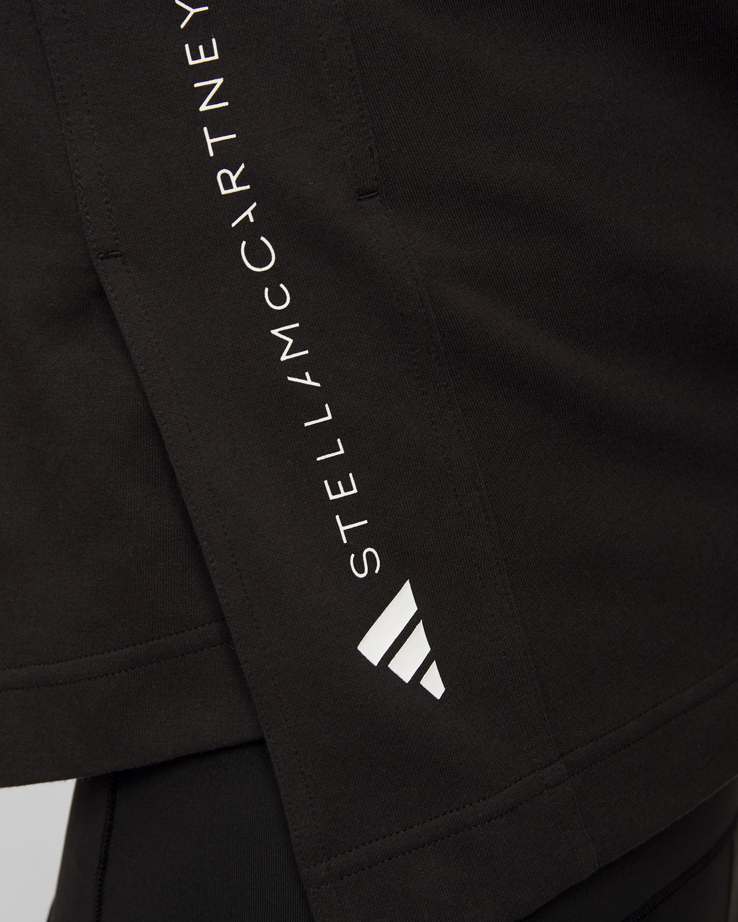 Černý dámský top Stella McCartney ASMC Logo Tk