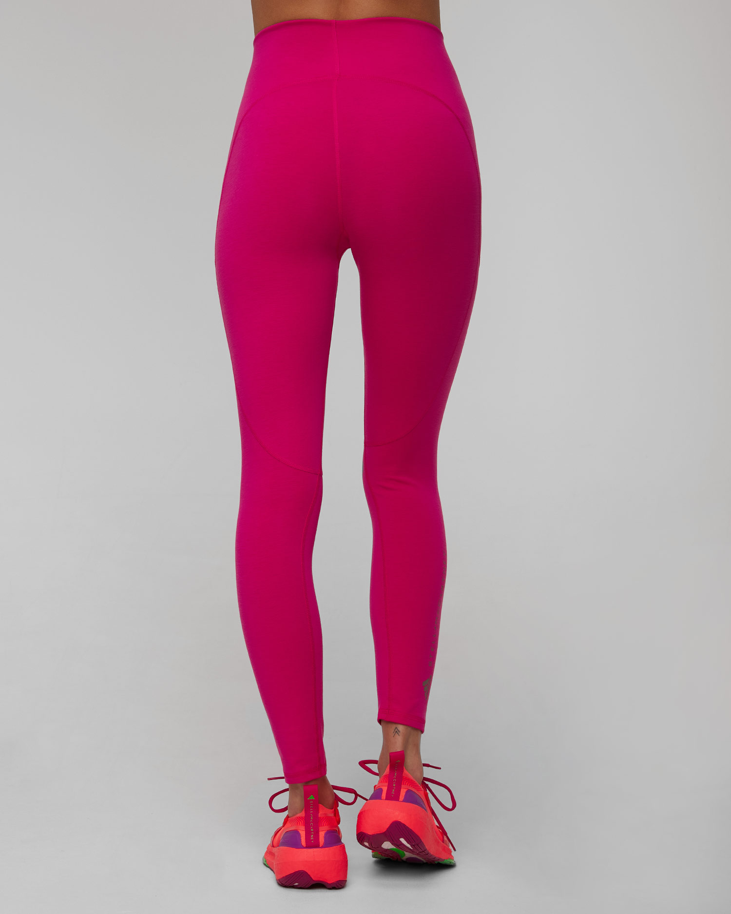 Colanți roz pentru femei Adidas by Stella McCartney ASMC Tst 7/8