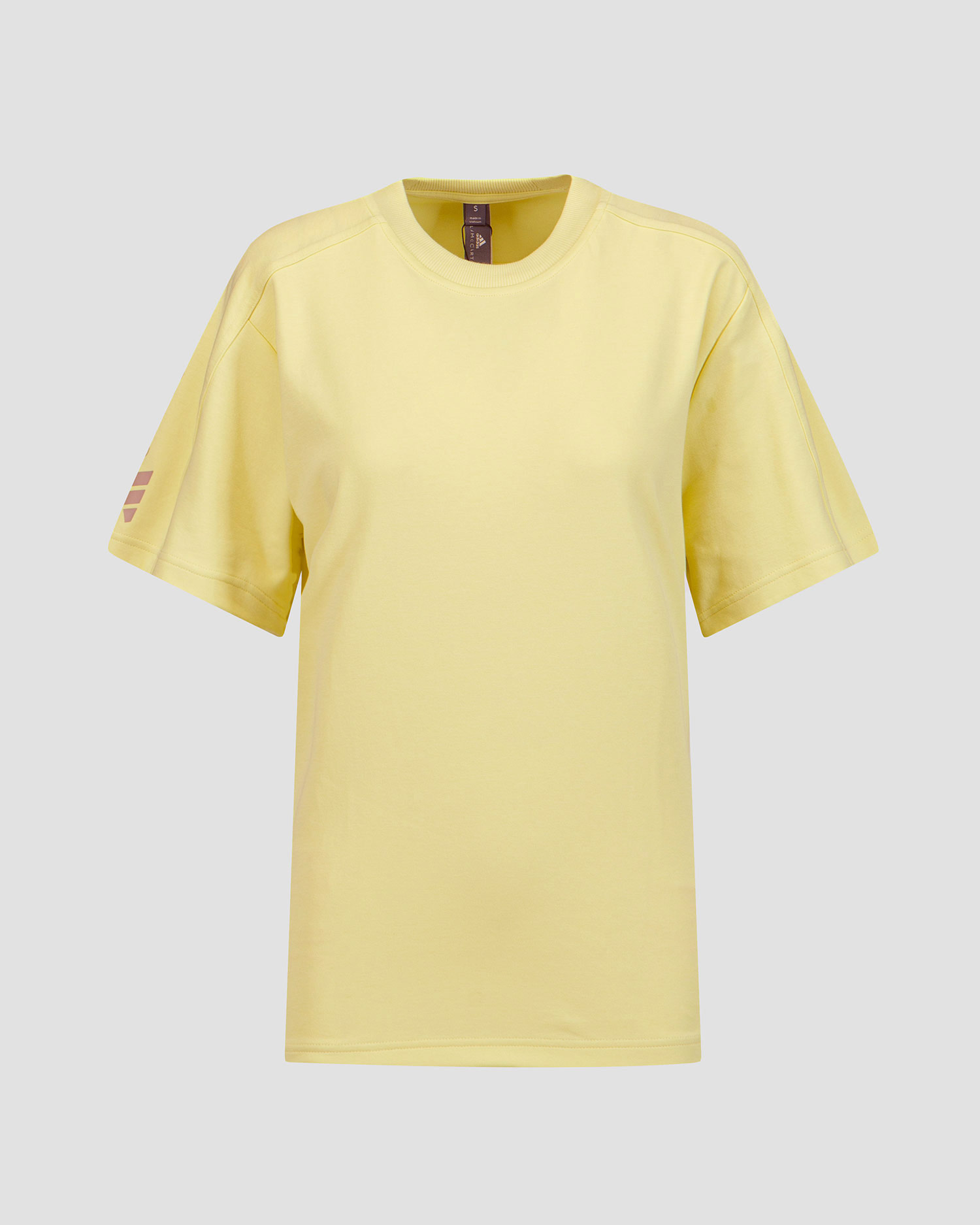Dámske žlté tričko Adidas by Stella McCartney s logom ASMC