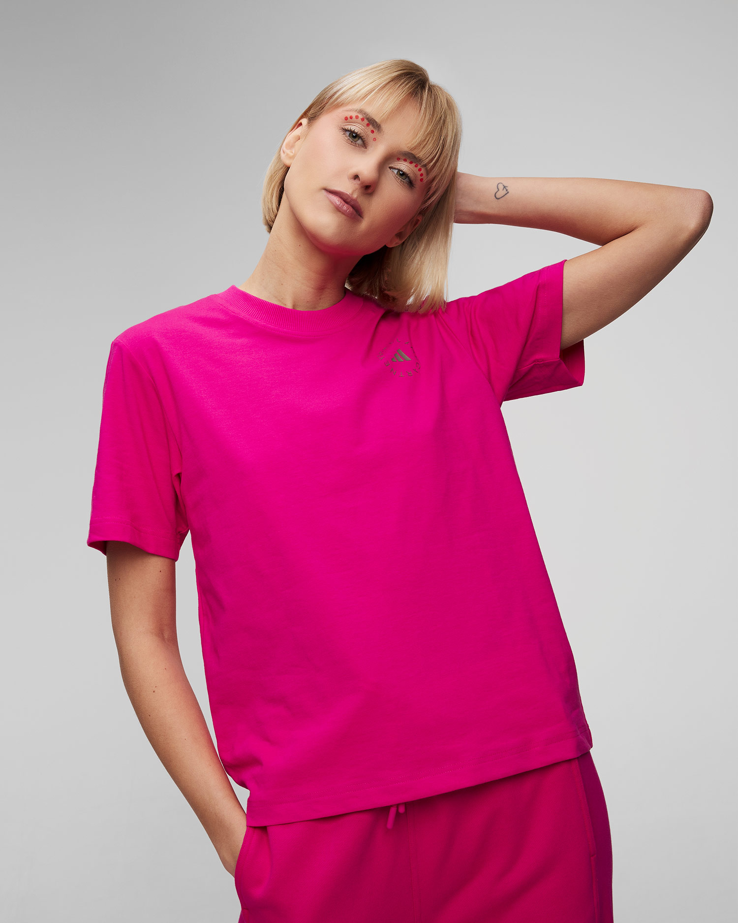 Adidas by Stella McCartney ASMC Damen-T-Shirt in Pink it8834 