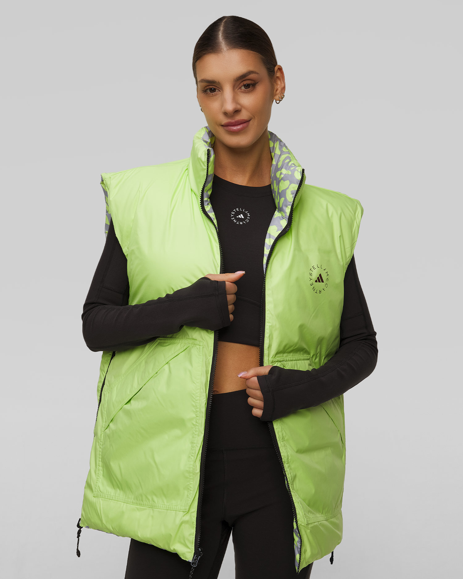 Vestă reversibilă pentru femei Adidas by Stella McCartney