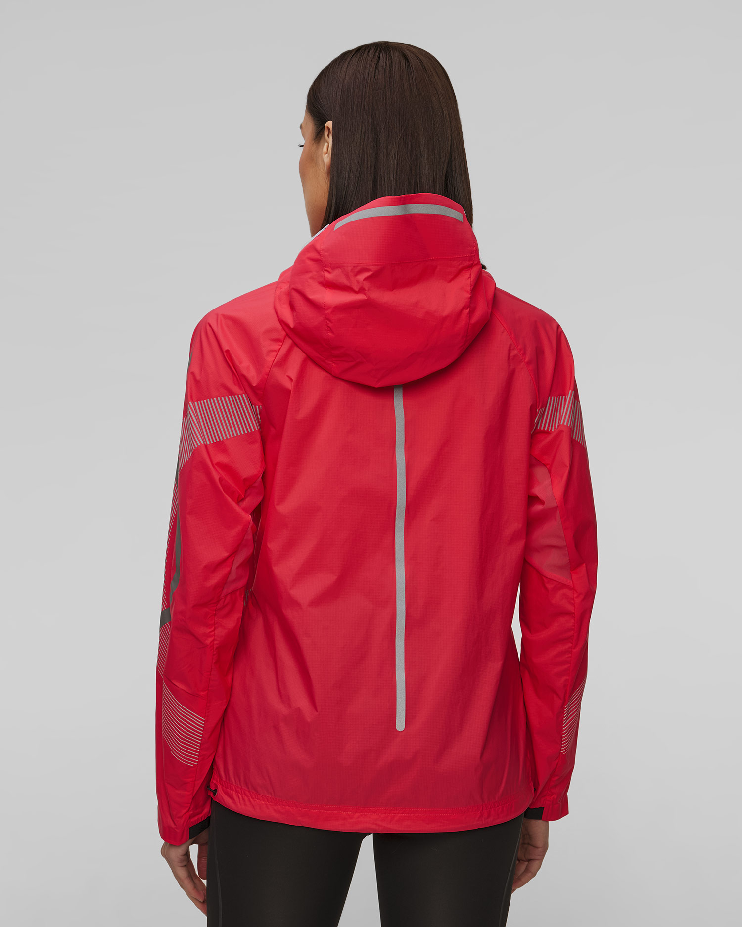 Jachetă sport roșie pentru femei Adidas by Stella McCartney Truepace