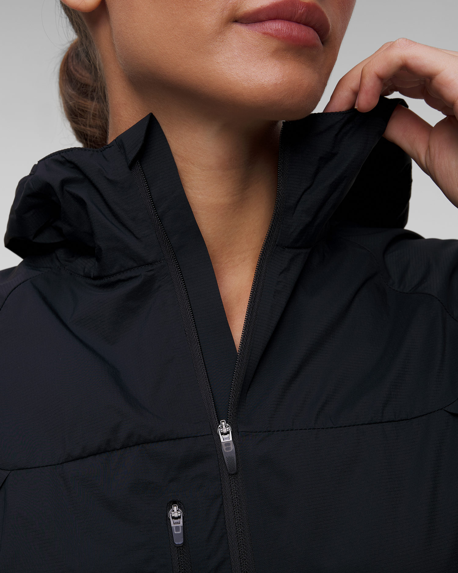 Veste noire pour femmes Adidas by Stella McCartney Truepace 