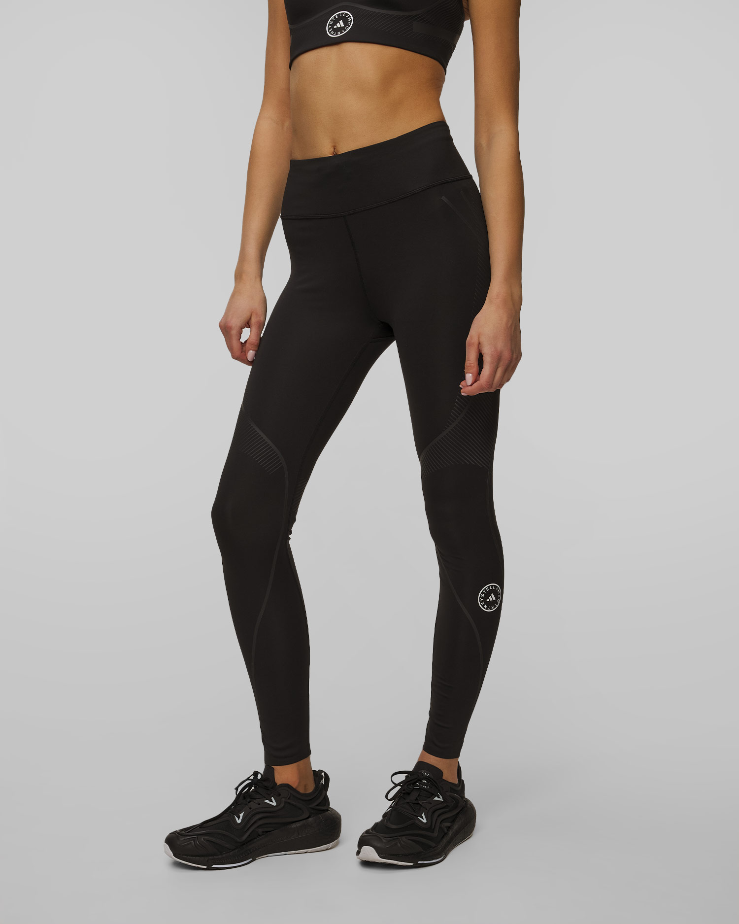 Women's black leggings Adidas by Stella McCartney TruePace