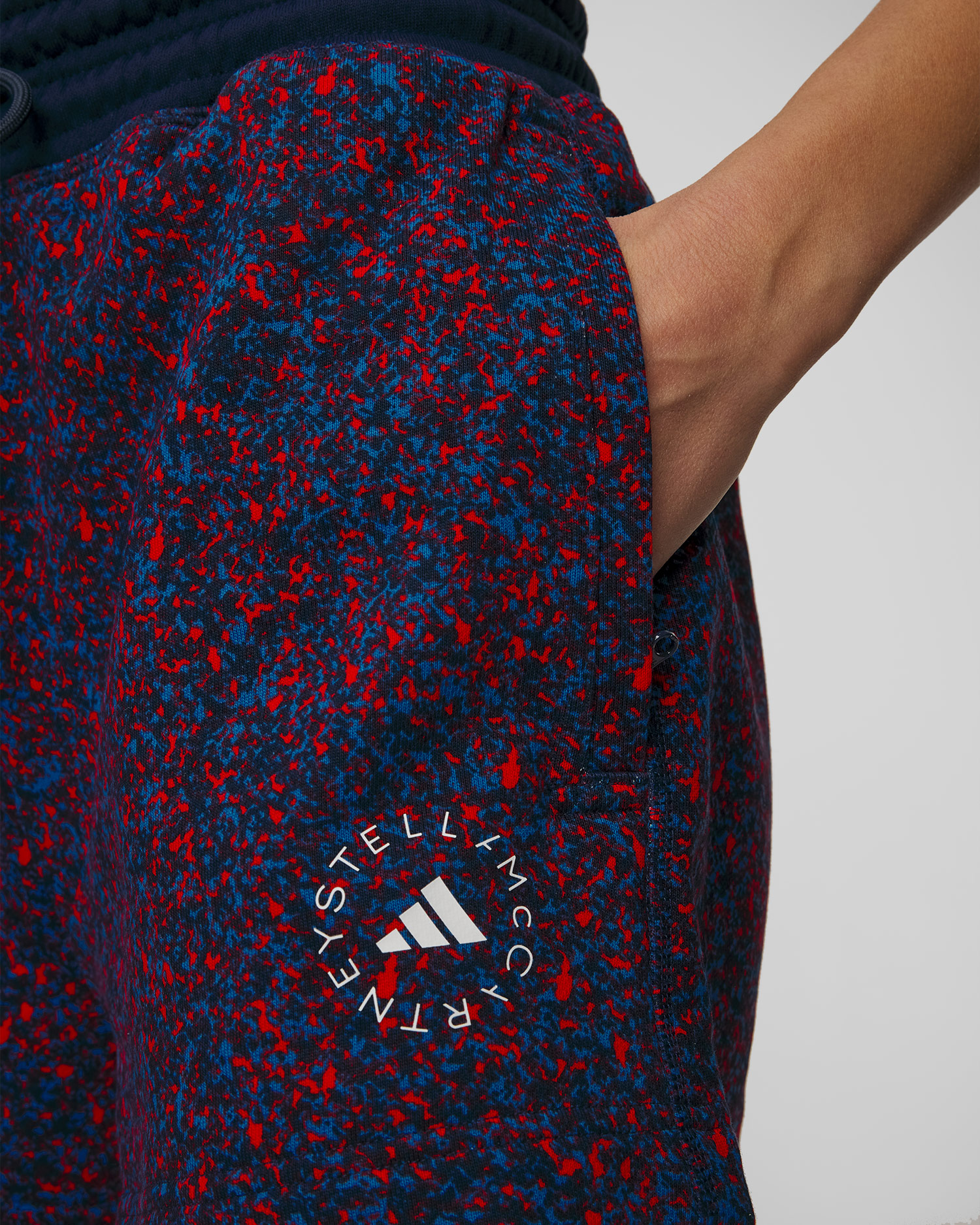 Shorts da tuta con stampa da donna Adidas by Stella McCartney Terry