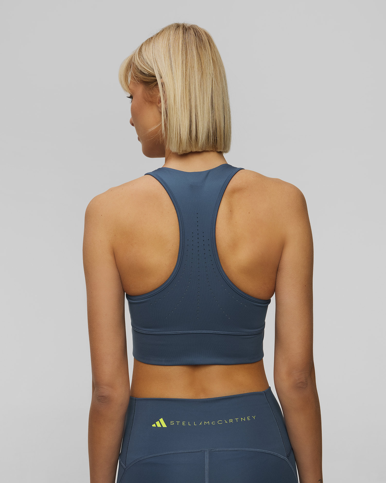 Adidas by Stella McCartney TruePurpose Crop Trainingstop für Damen in Türkis