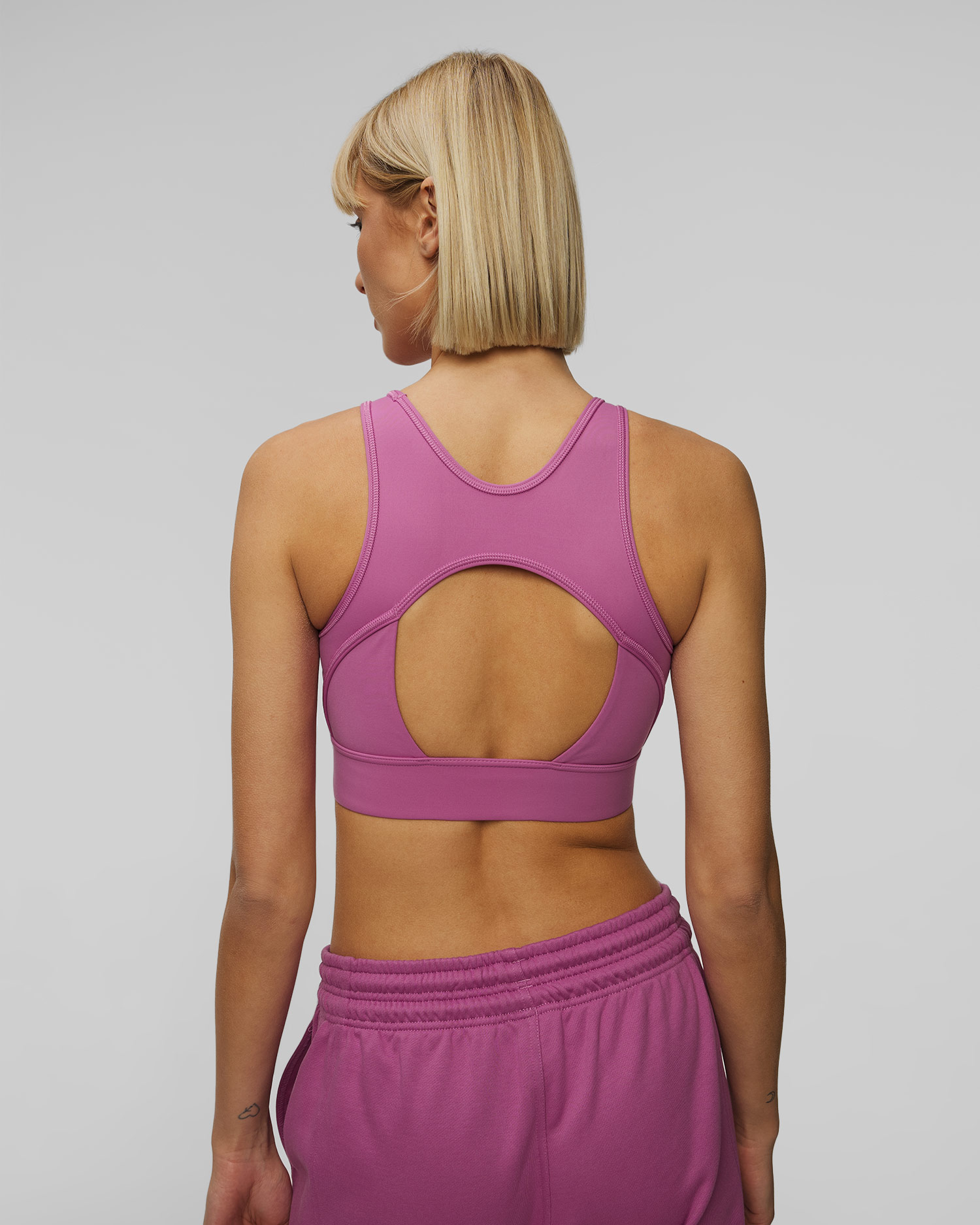 Top roz pentru femei Adidas de Stella McCartney TrueStrength Crop
