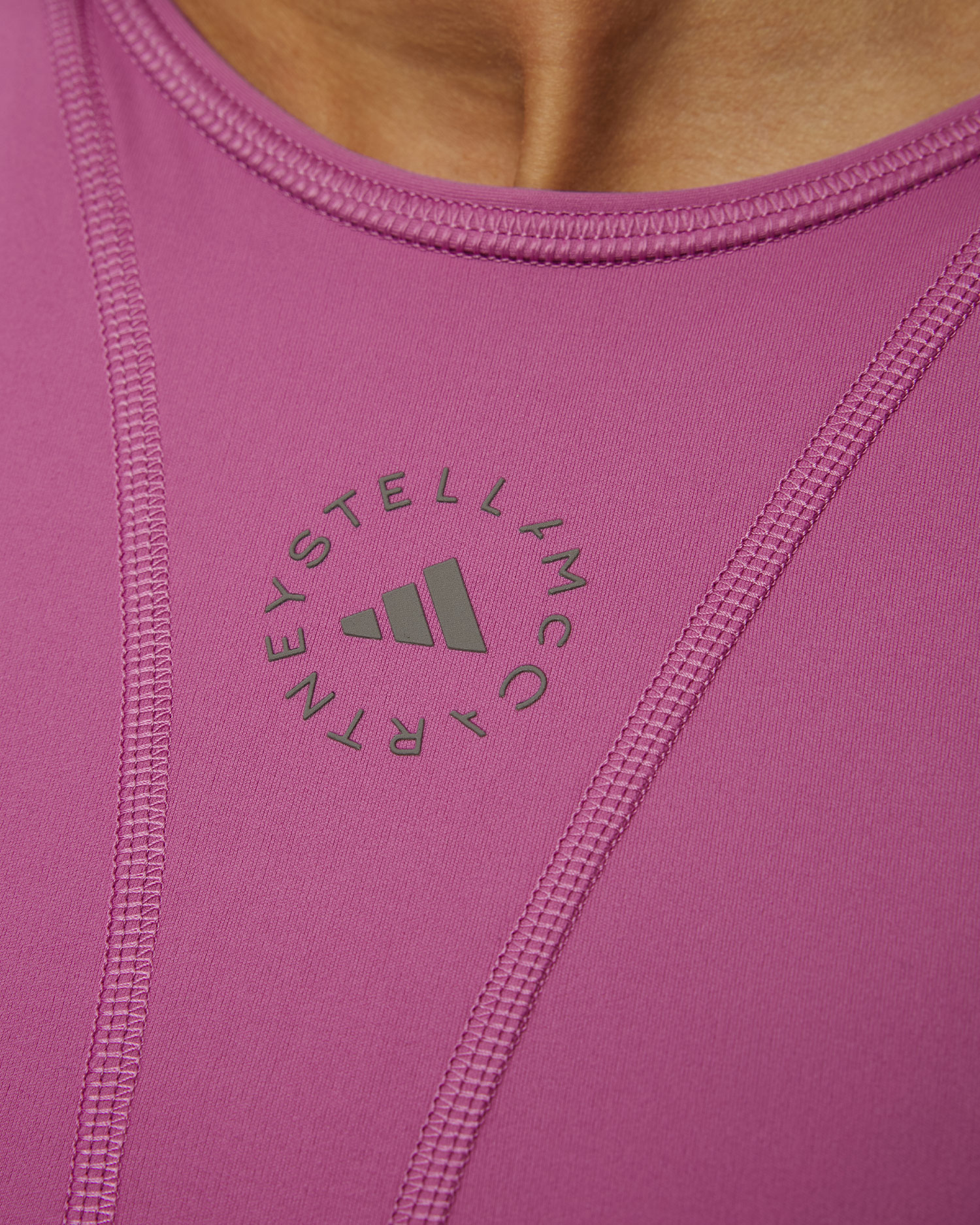 Top roz pentru femei Adidas de Stella McCartney TrueStrength Crop