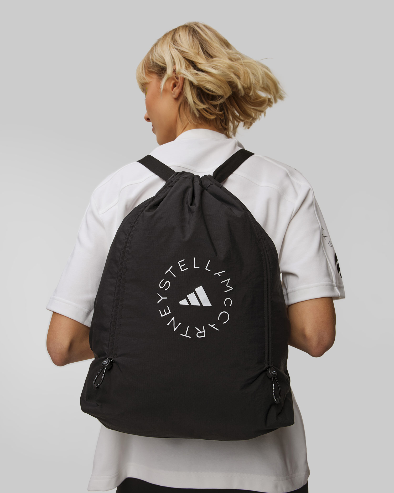 Dámska taška Adidas by Stella McCartney Gymsack 25L čierna