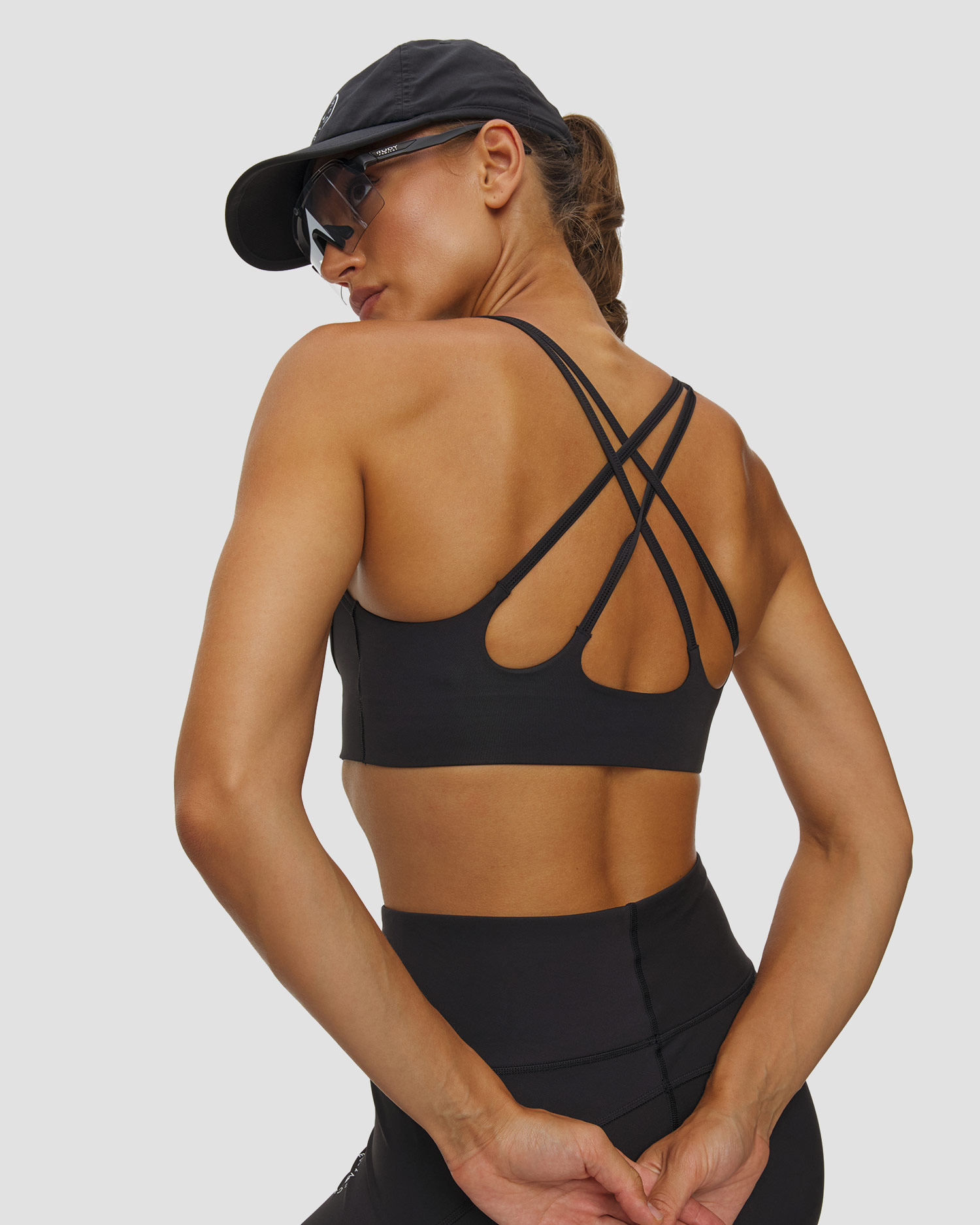 Soutien-gorge de sport pour femmes Adidas by Stella McCartney Tst Bra noir