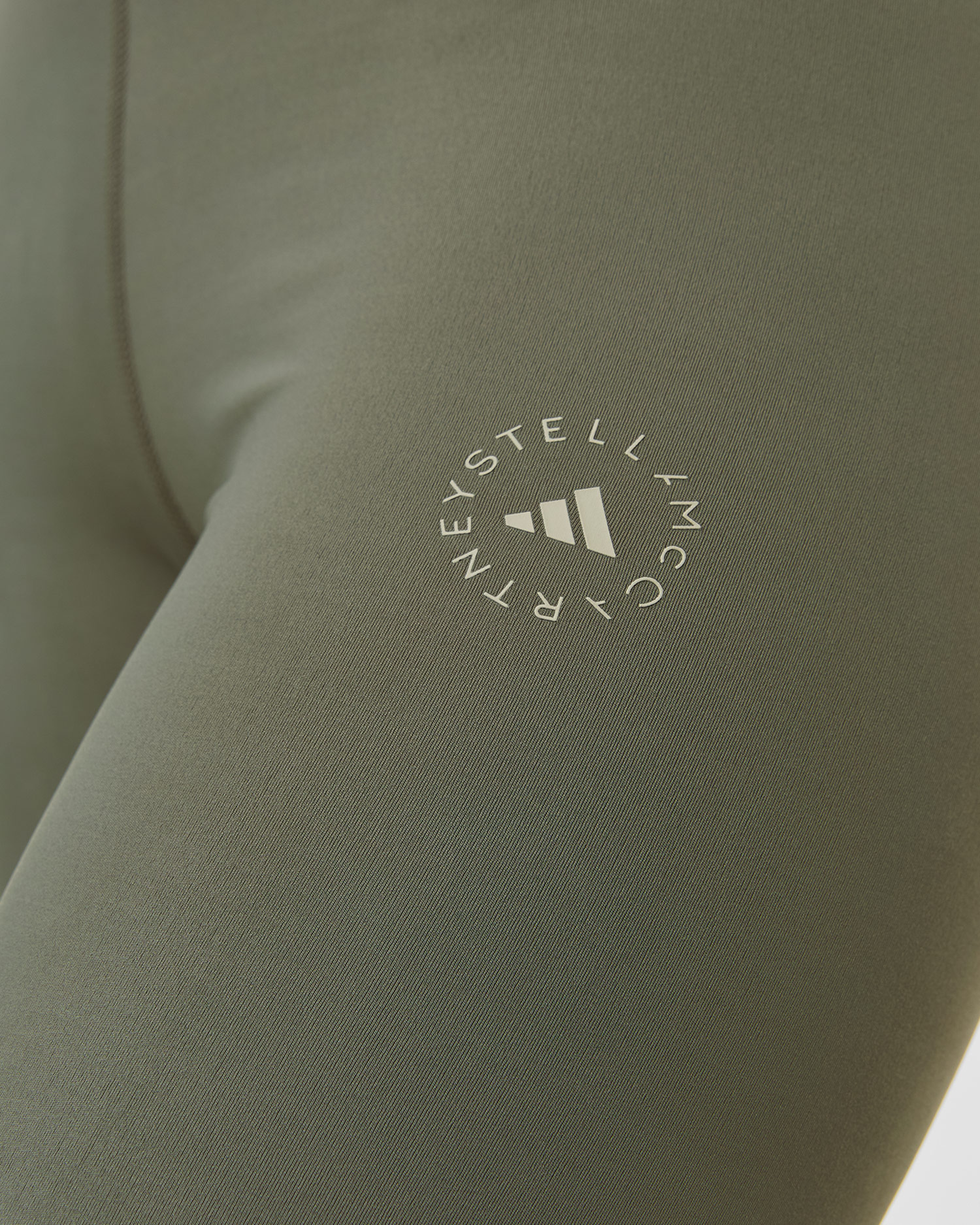 Colanți pentru femei Adidas by Stella McCartney kaki