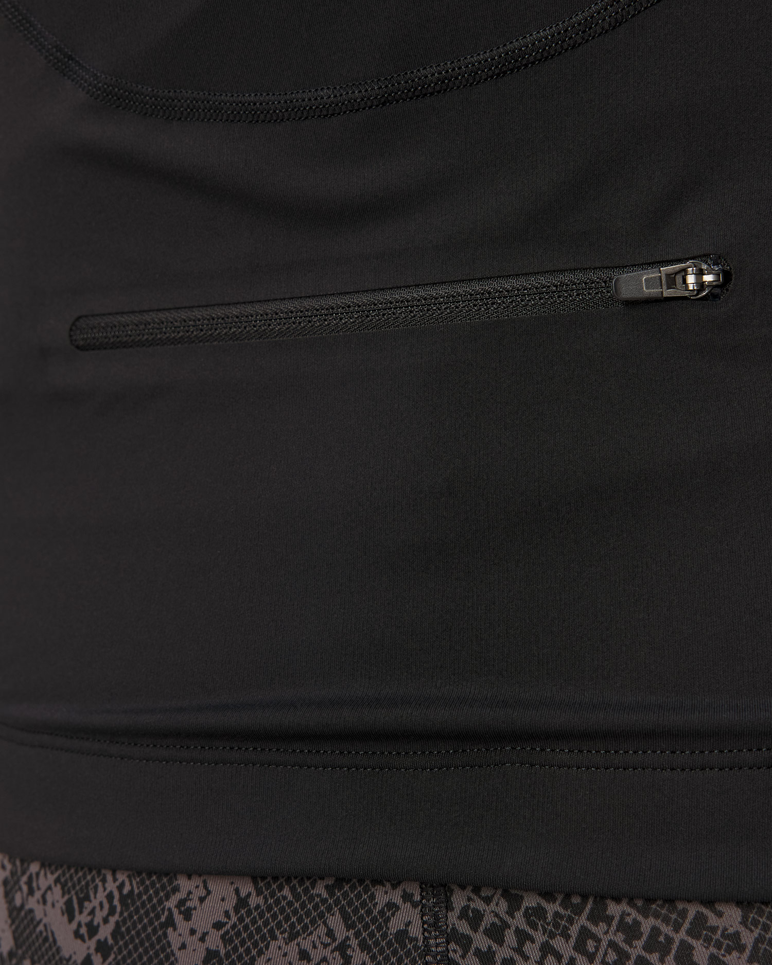 Women's black workout sweatshirt Adidas by Stella McCartney TruePurpose Midlayer