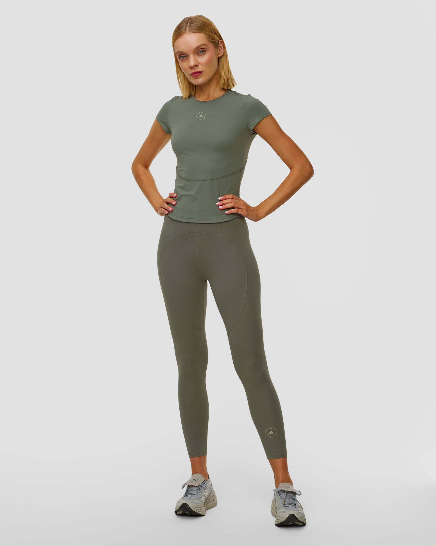 Adidas by Stella McCartney Tpr 7/8 Leggings für Damen in Khaki