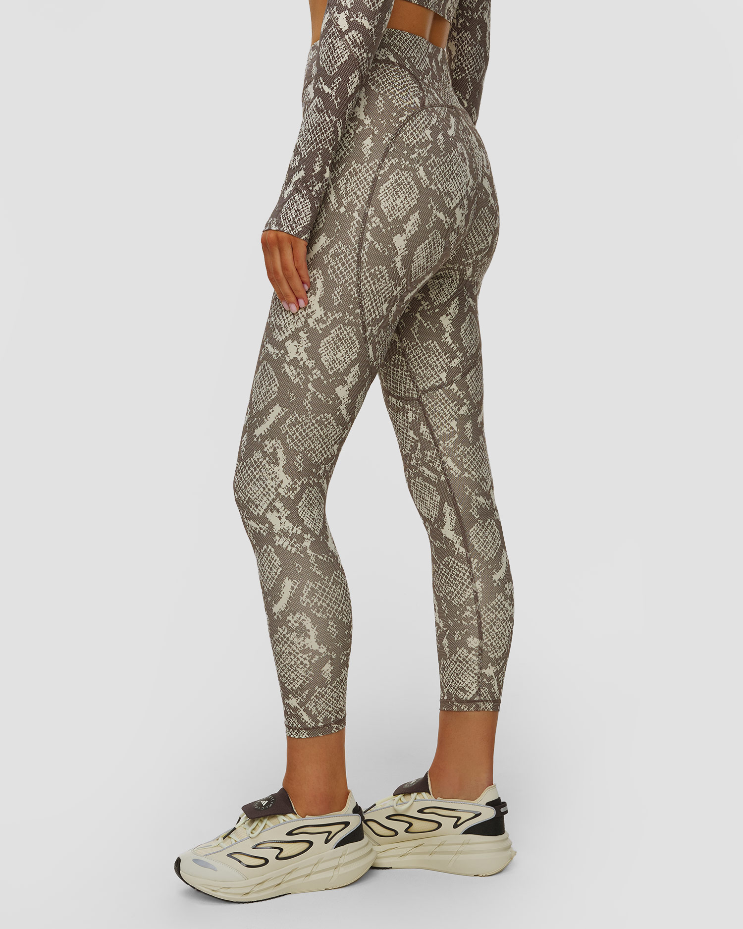 Leginsy z printem damskie Adidas by Stella McCartney True Purpose 7/8