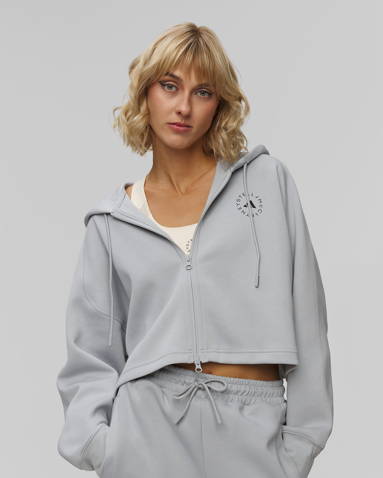 Szara bluza damska Adidas by Stella McCartney Scuba