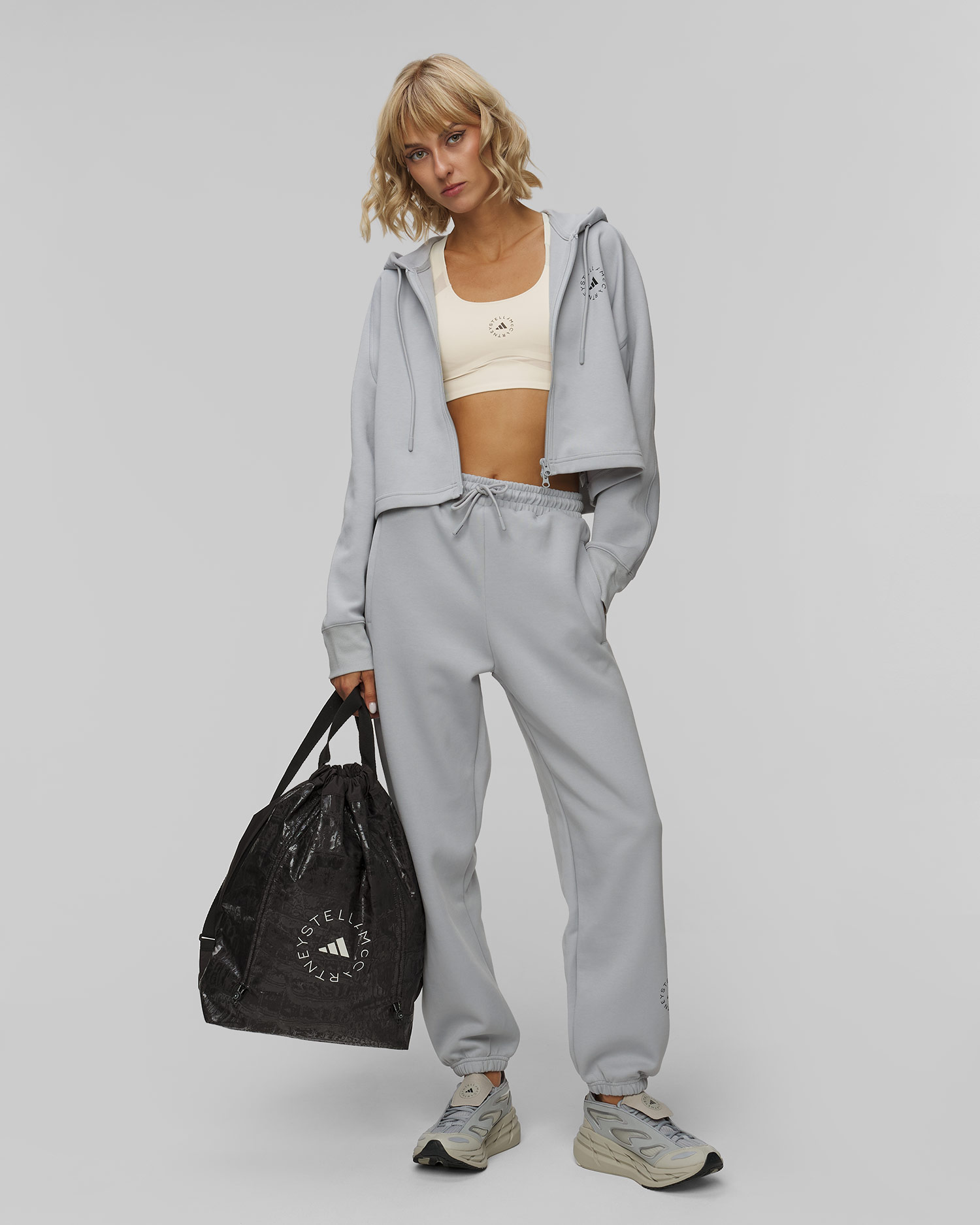 Szara bluza damska Adidas by Stella McCartney Scuba
