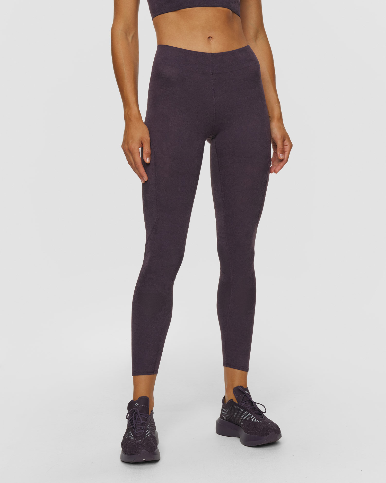 Leggings de course pour femmes Stella McCartney en dentelle