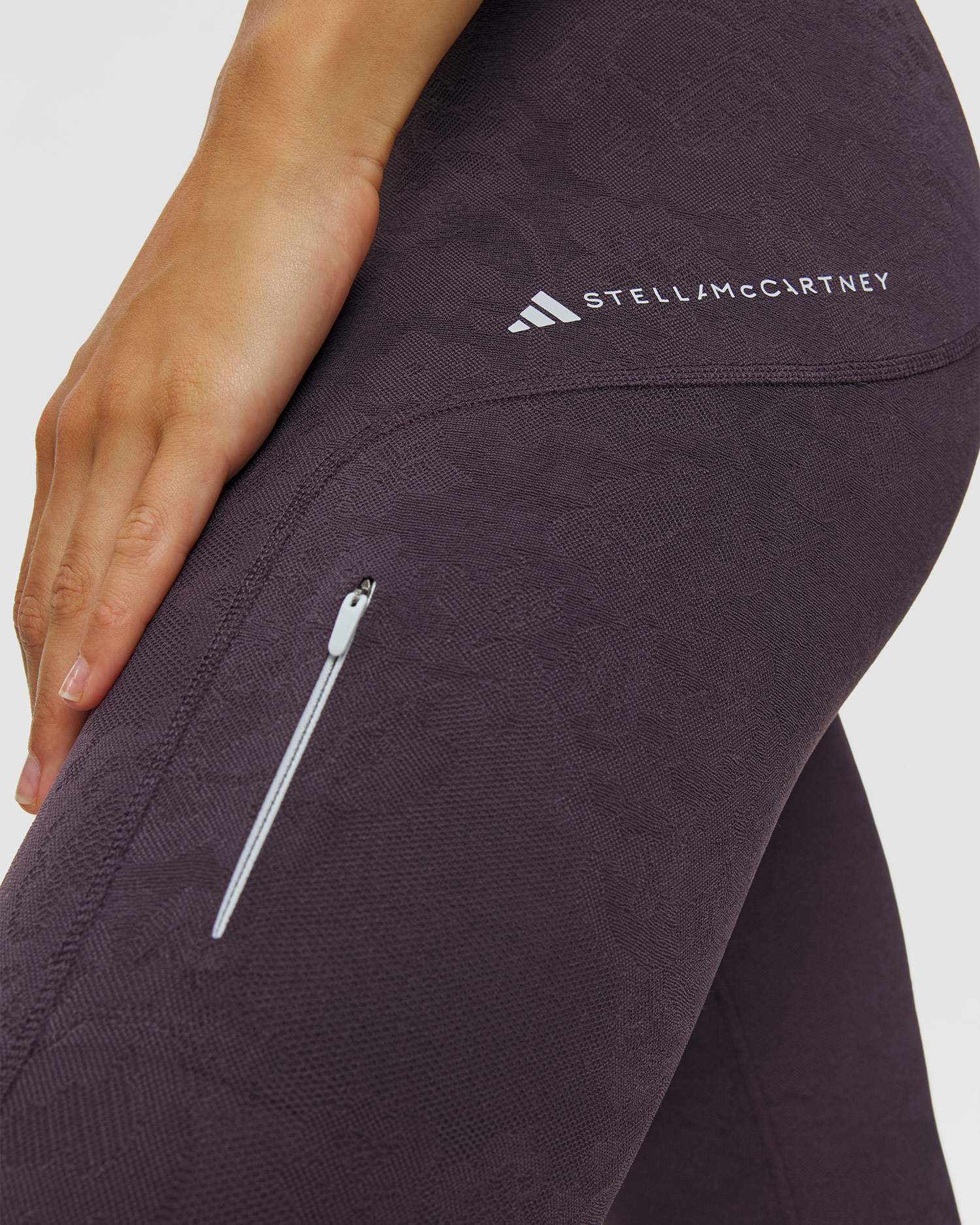Leggings de course pour femmes Stella McCartney en dentelle