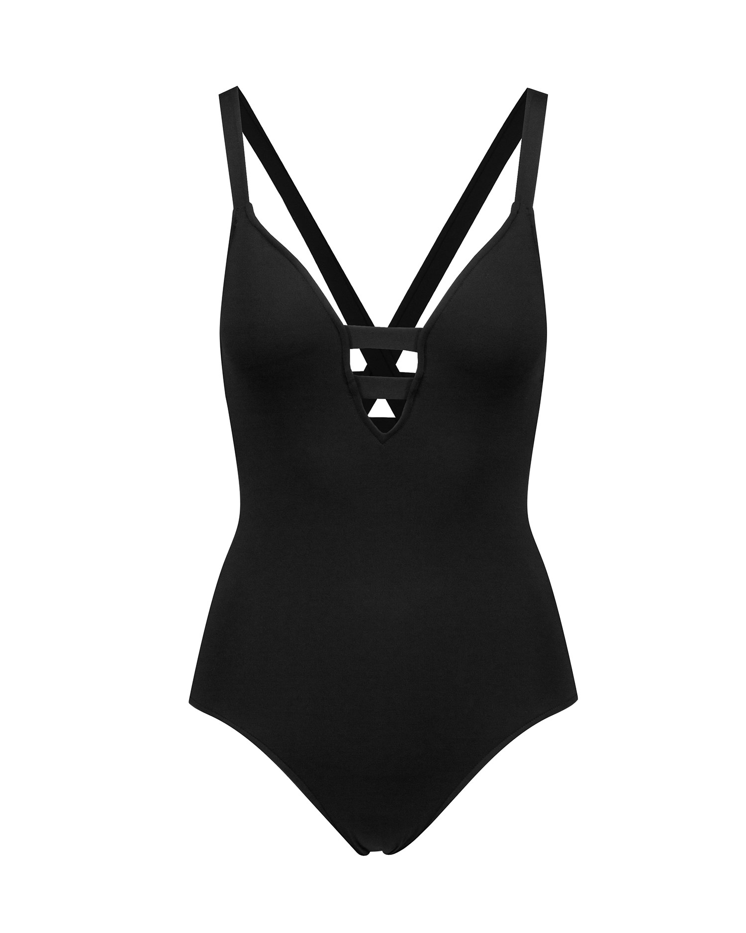 Seafolly Deep V One Piece Badeanzug 