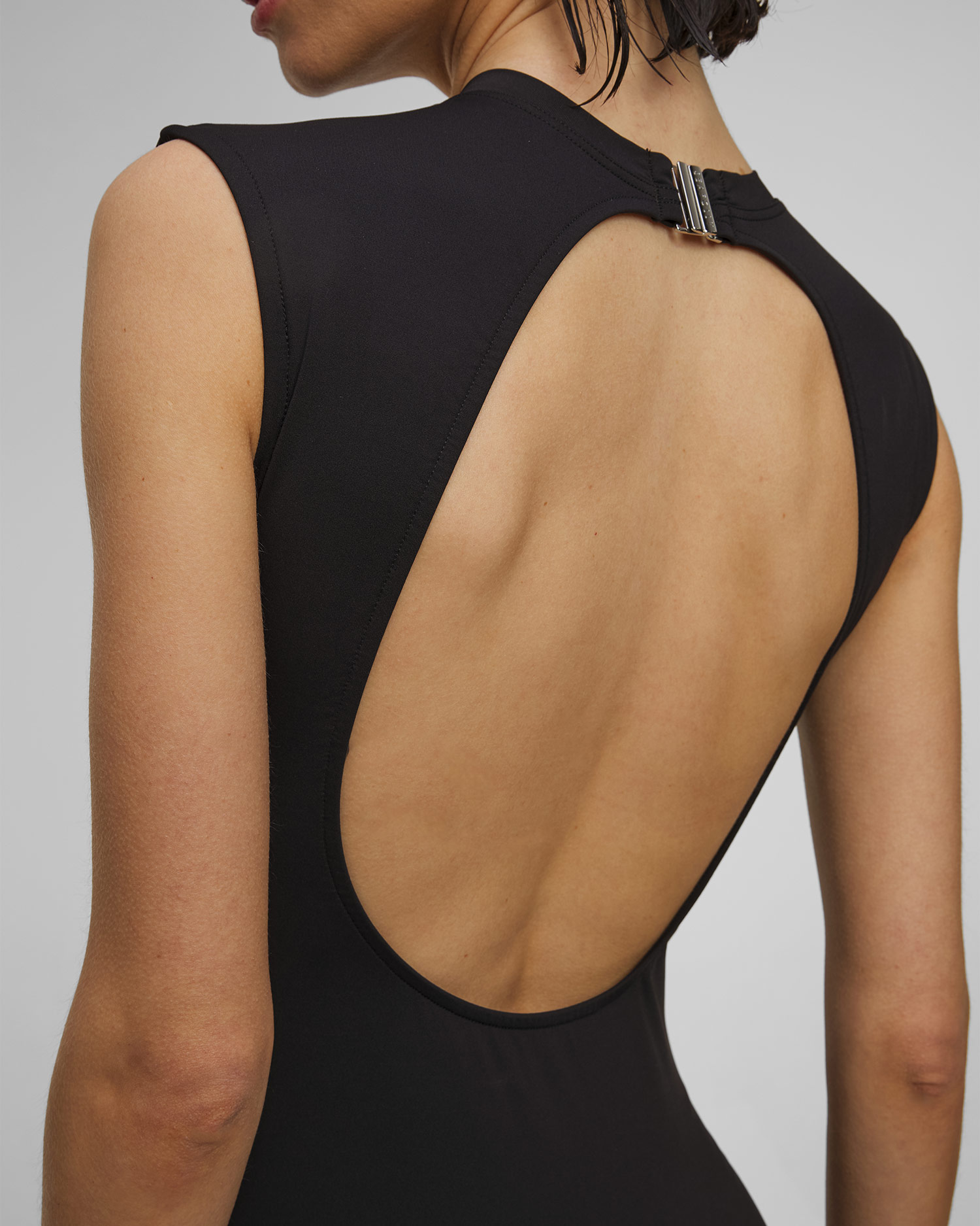 Czarny strój kapielowy jednoczęściowy damski Seafolly Cap Sleeve One Piece