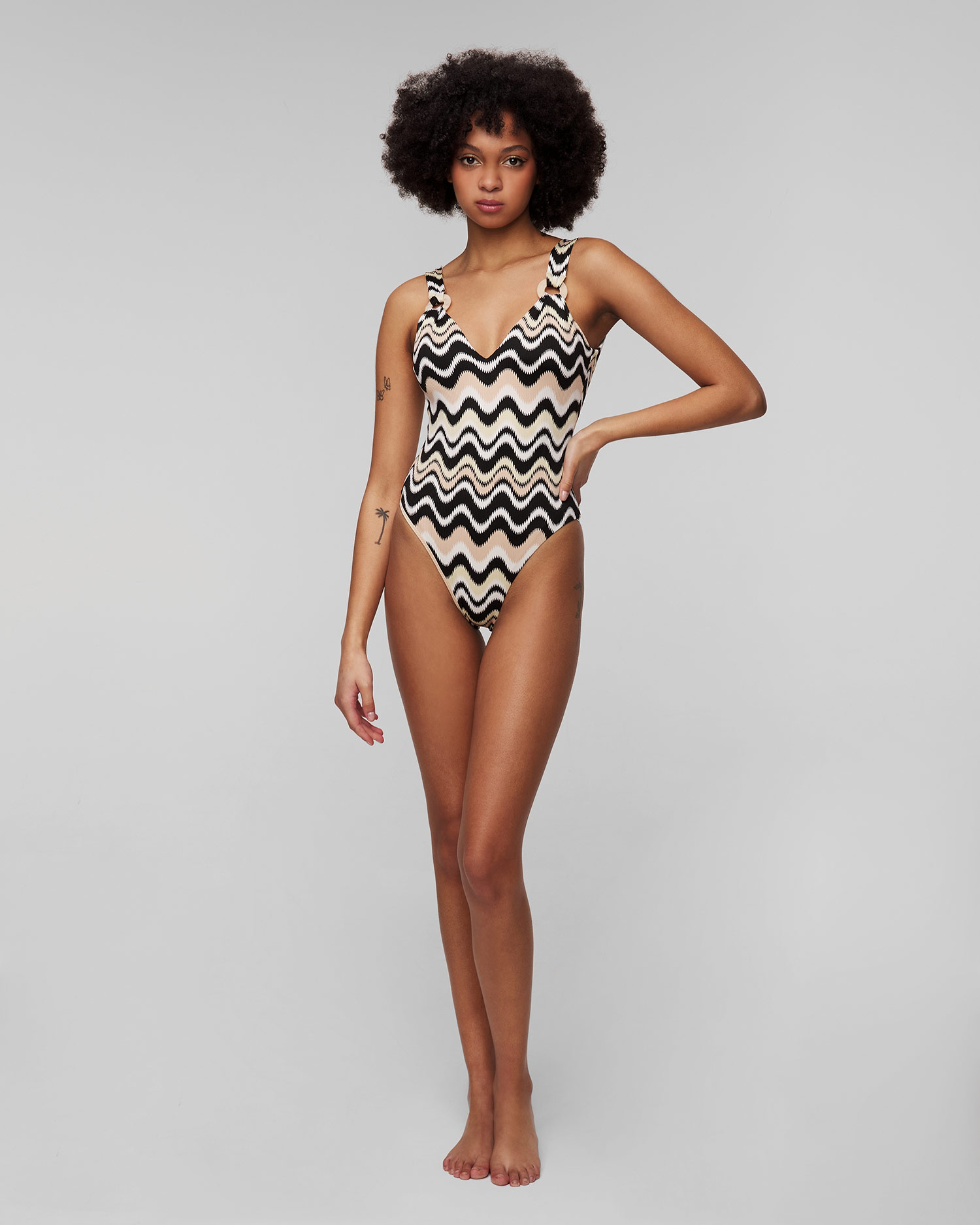 Jednoczęściowy strój kąpielowy damski Seafolly V Neck One Piece