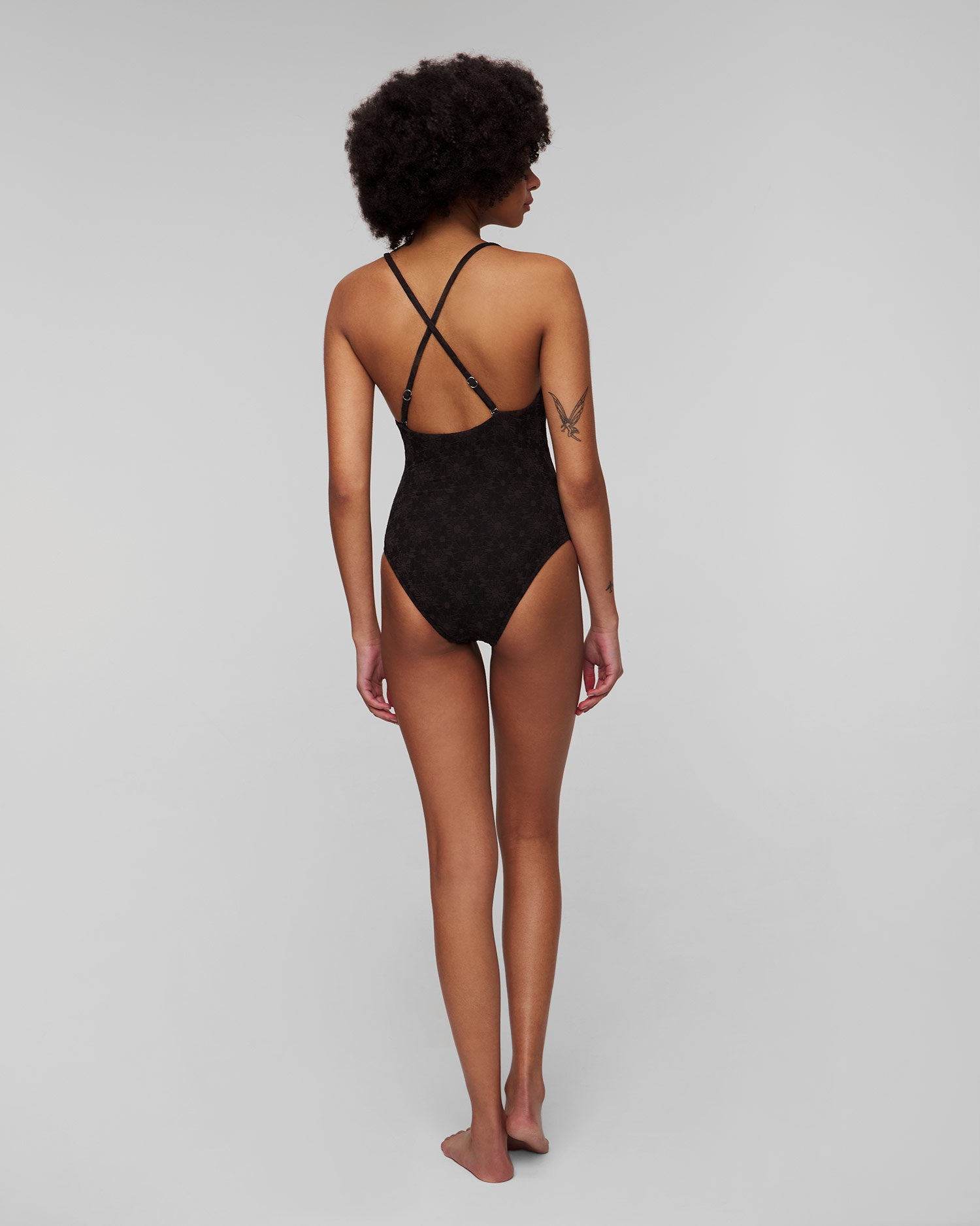 Maillot de bain une pièce noir pour femmes Seafolly Scoop Neck One Piece