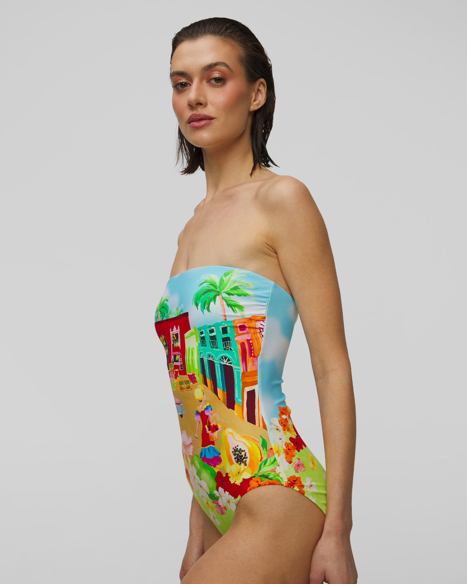 Costume da bagno intero da donna Seafolly Bandeau One Piece