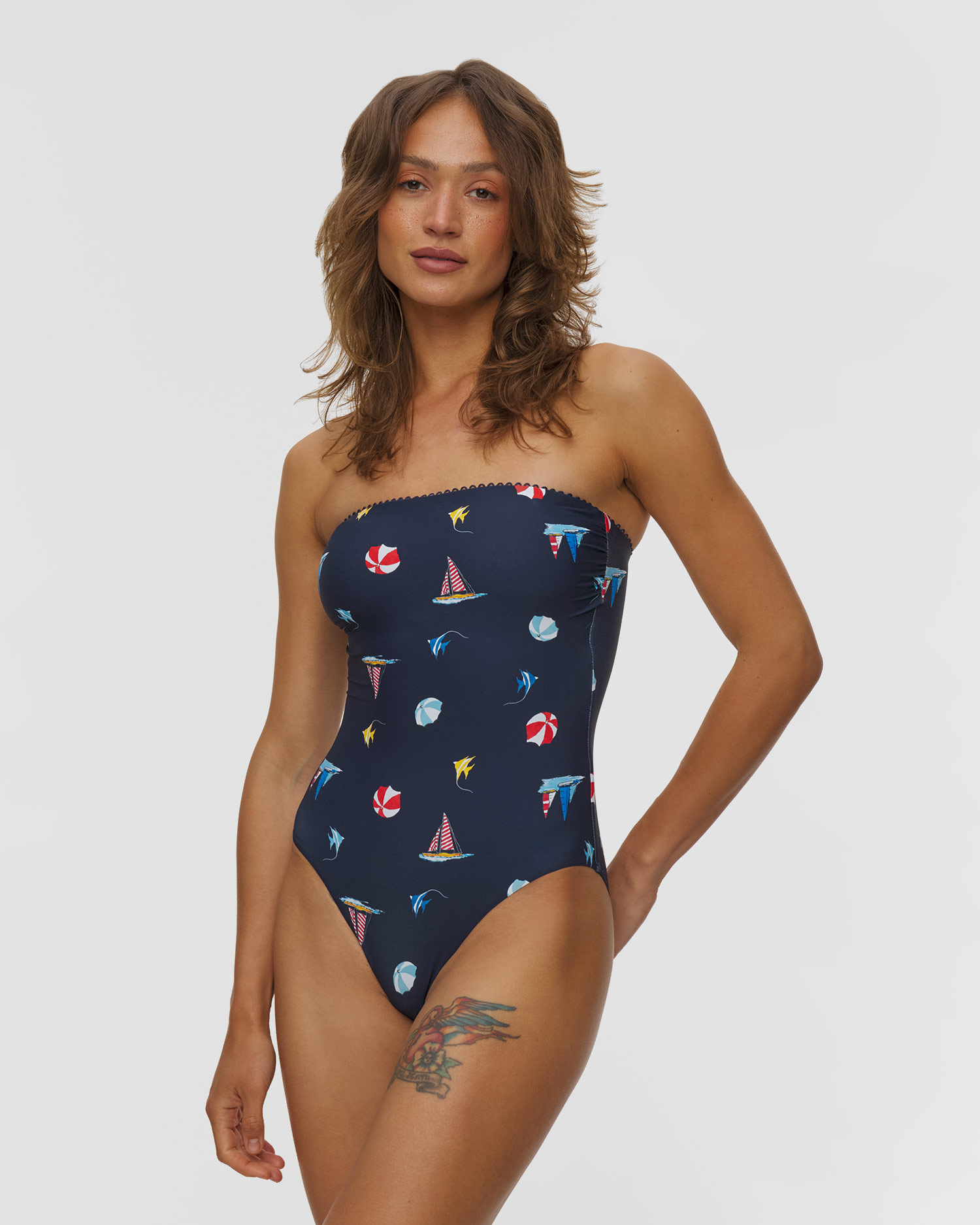 Dámské monokiny Seafolly Bandeau One Piece