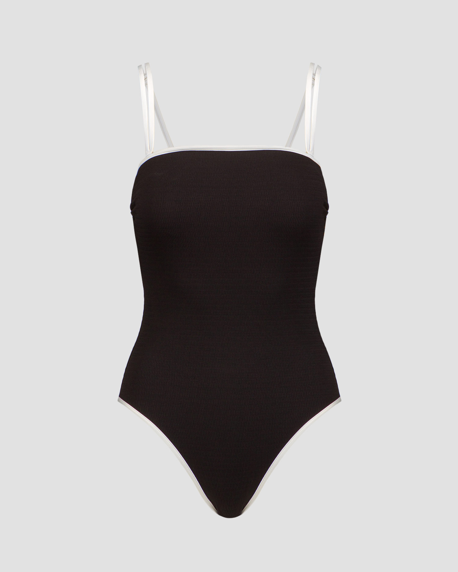 Maillot de bain une pièce noir pour femmes Seafolly DD Bandeau One Piece