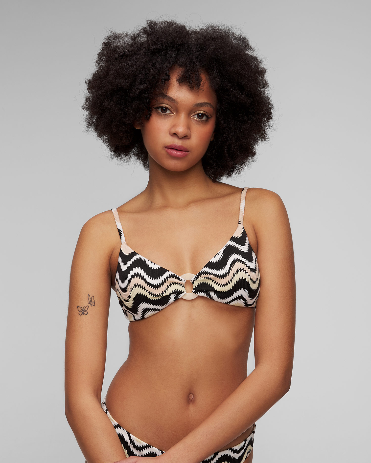 Góra od stroju kąpielowego damska Seafolly Ring Front Bralette