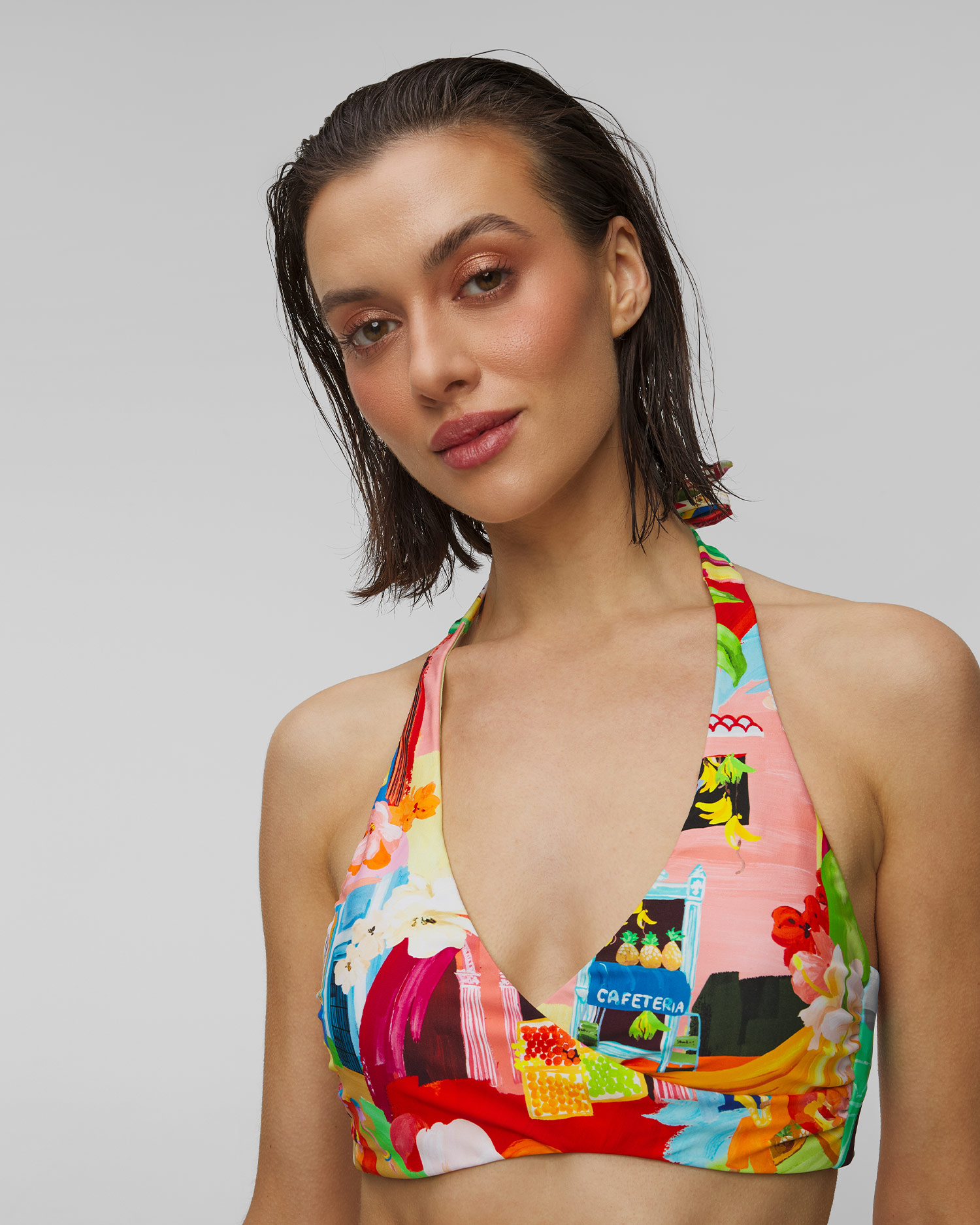 Góra stroju kąpielowego damska Seafolly Multi Fit Wrap Front Halter Bra