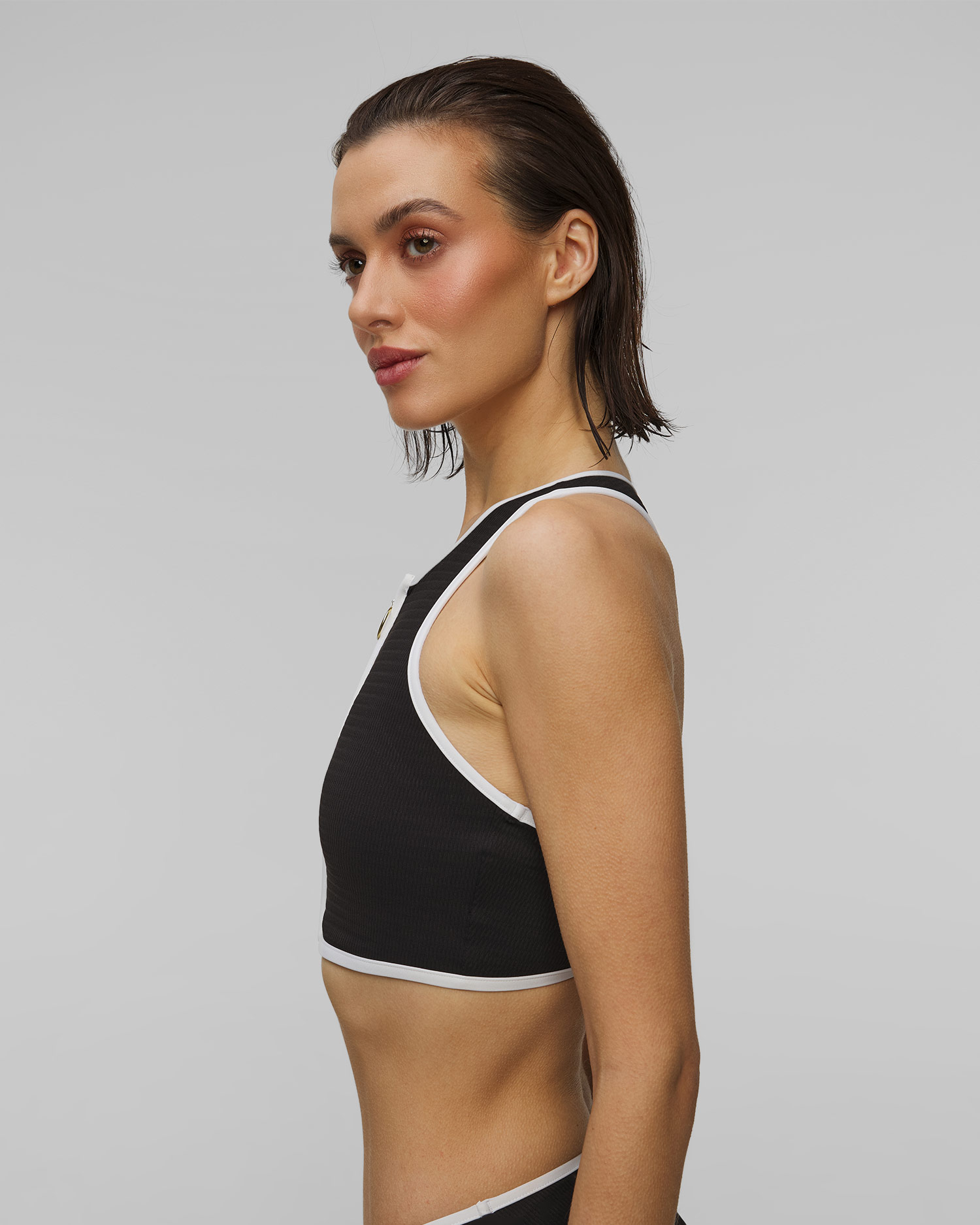 Góra stroju kąpielowego damska Seafolly Zip Front Tank Top