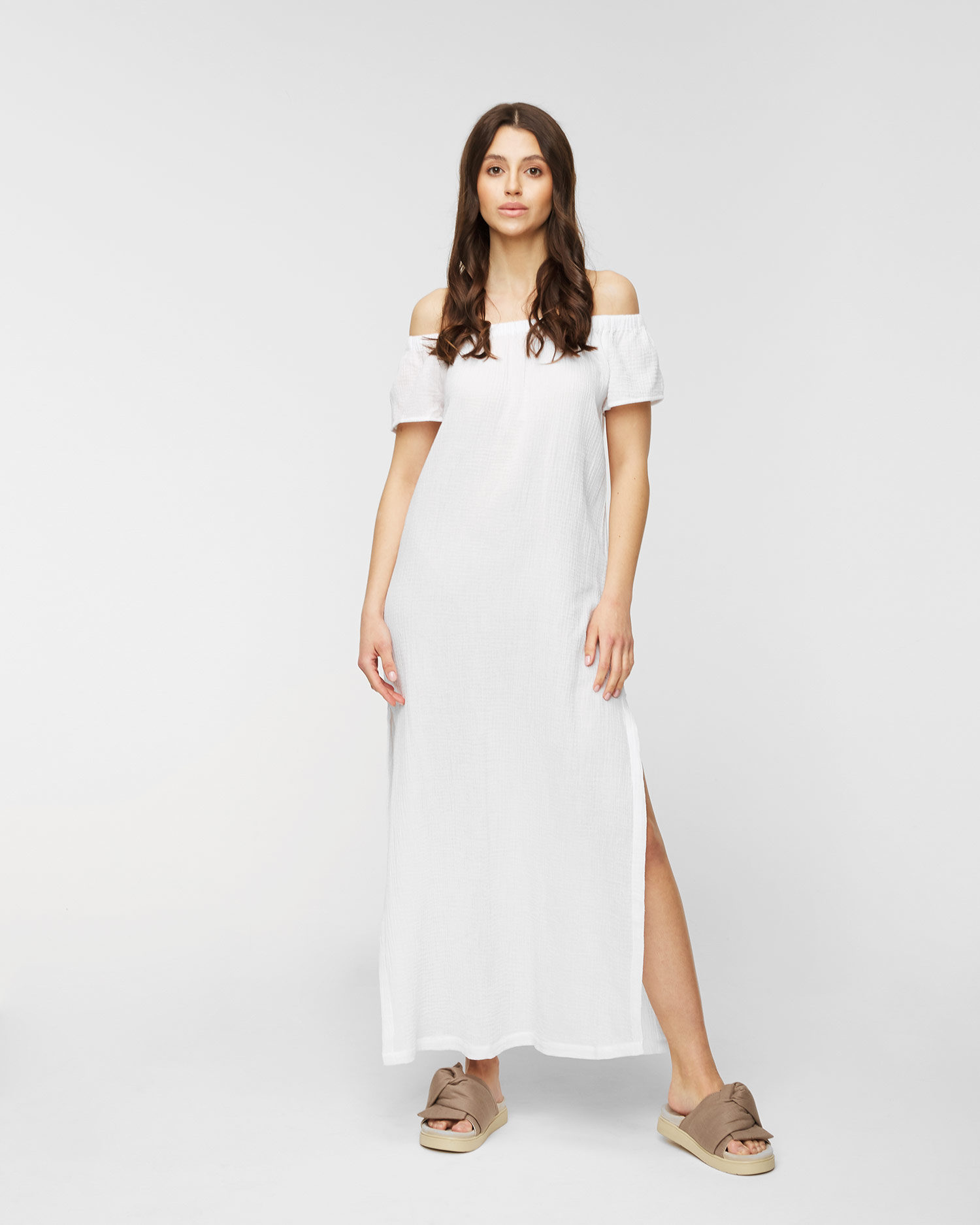 EAFOLLY DOUBLE CLOTH STRAPLESS DRESS Kleid