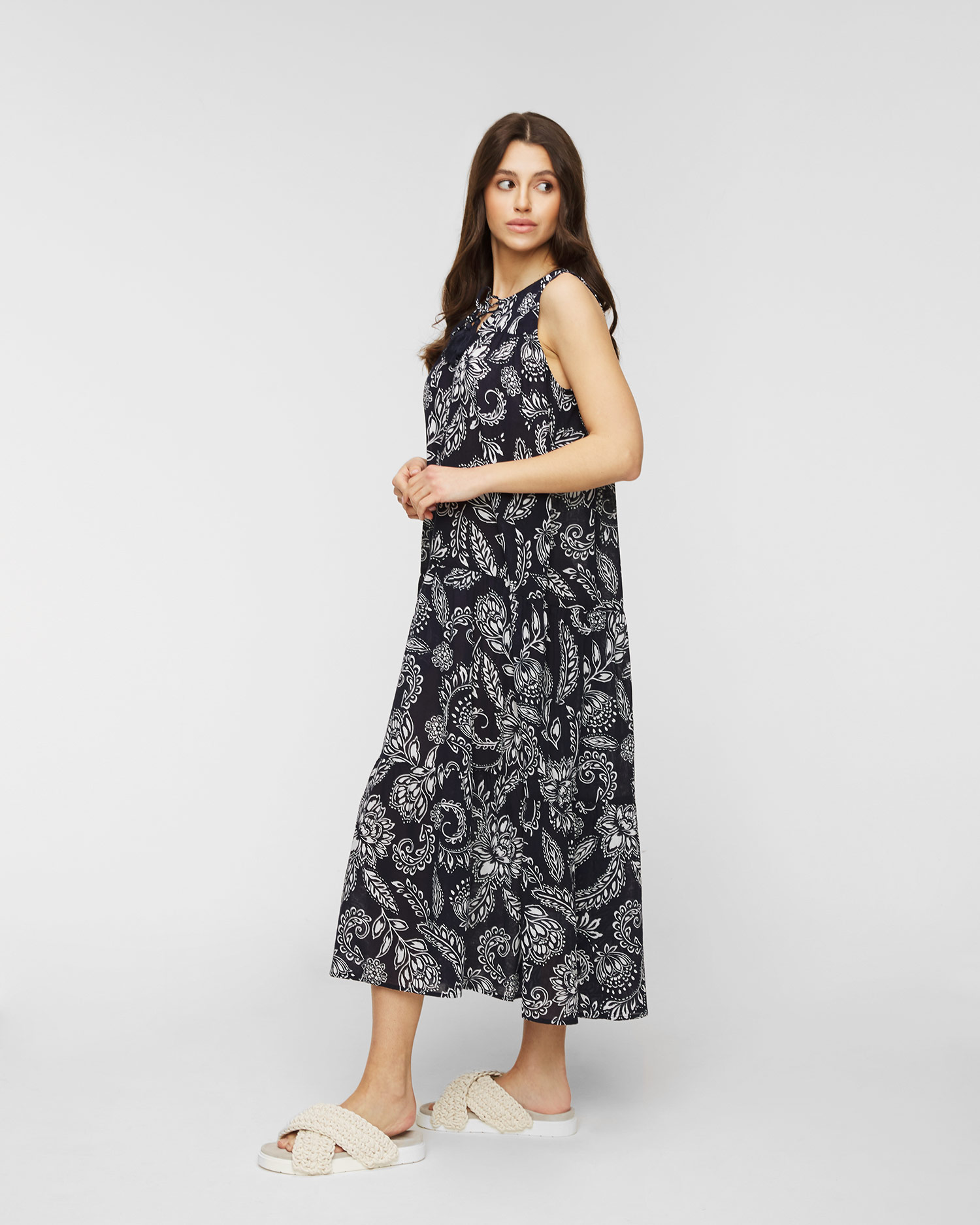 SEAFOLLY FOLKLORE MIDI DRESS Kleid