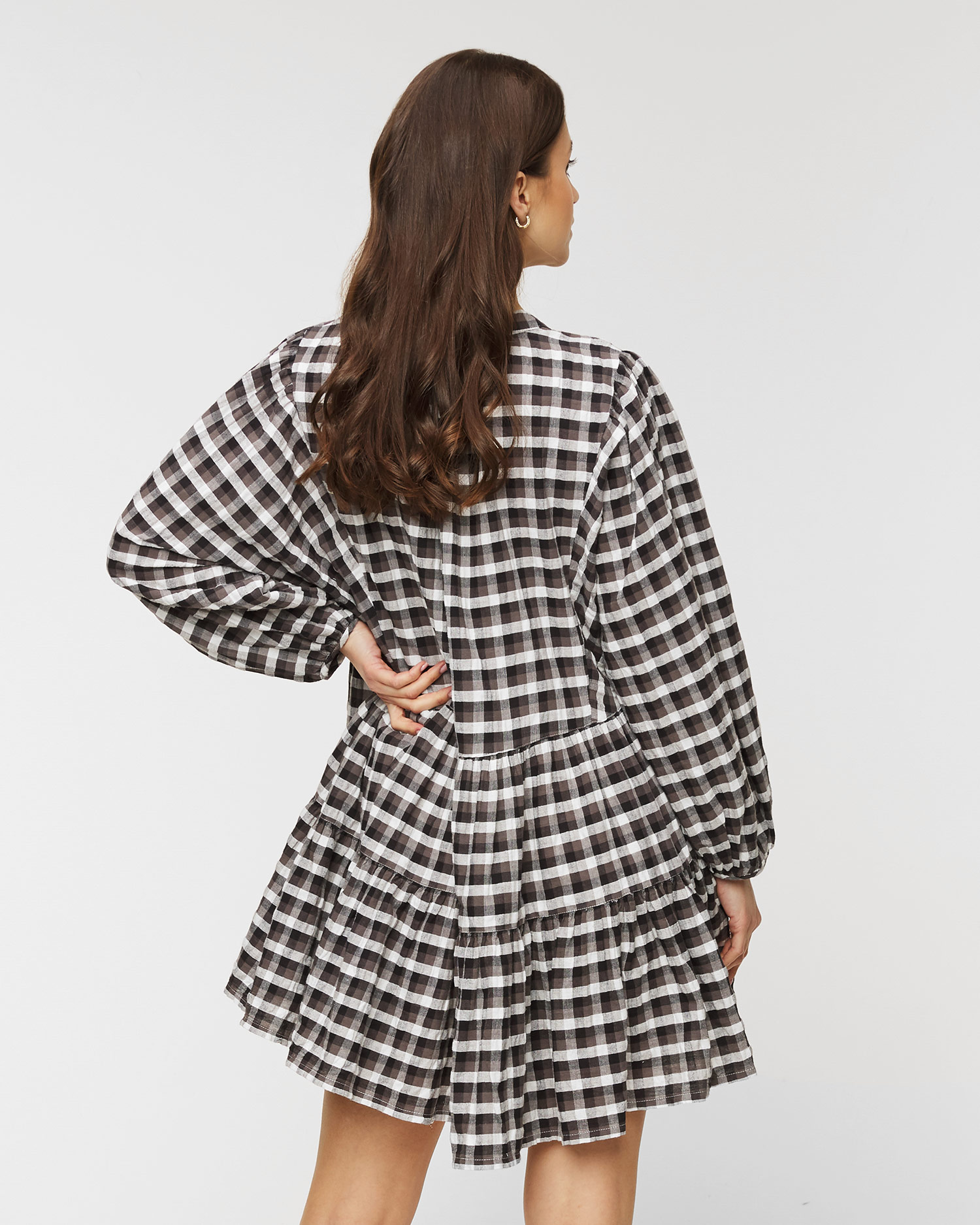 SEAFOLLY GINGHAM TIER DRESS Kleid