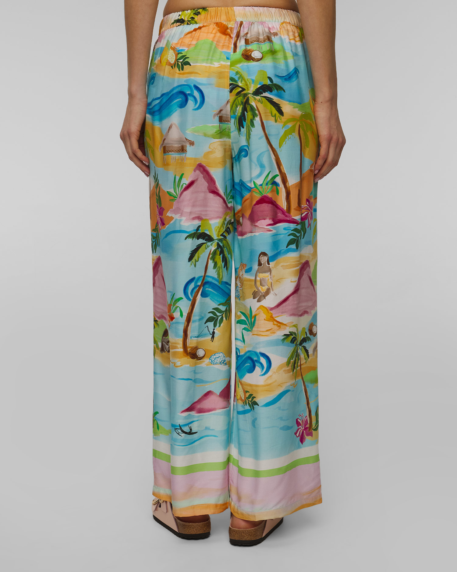 Jedwabne spodnie damskie Seafolly South Pacific Pant