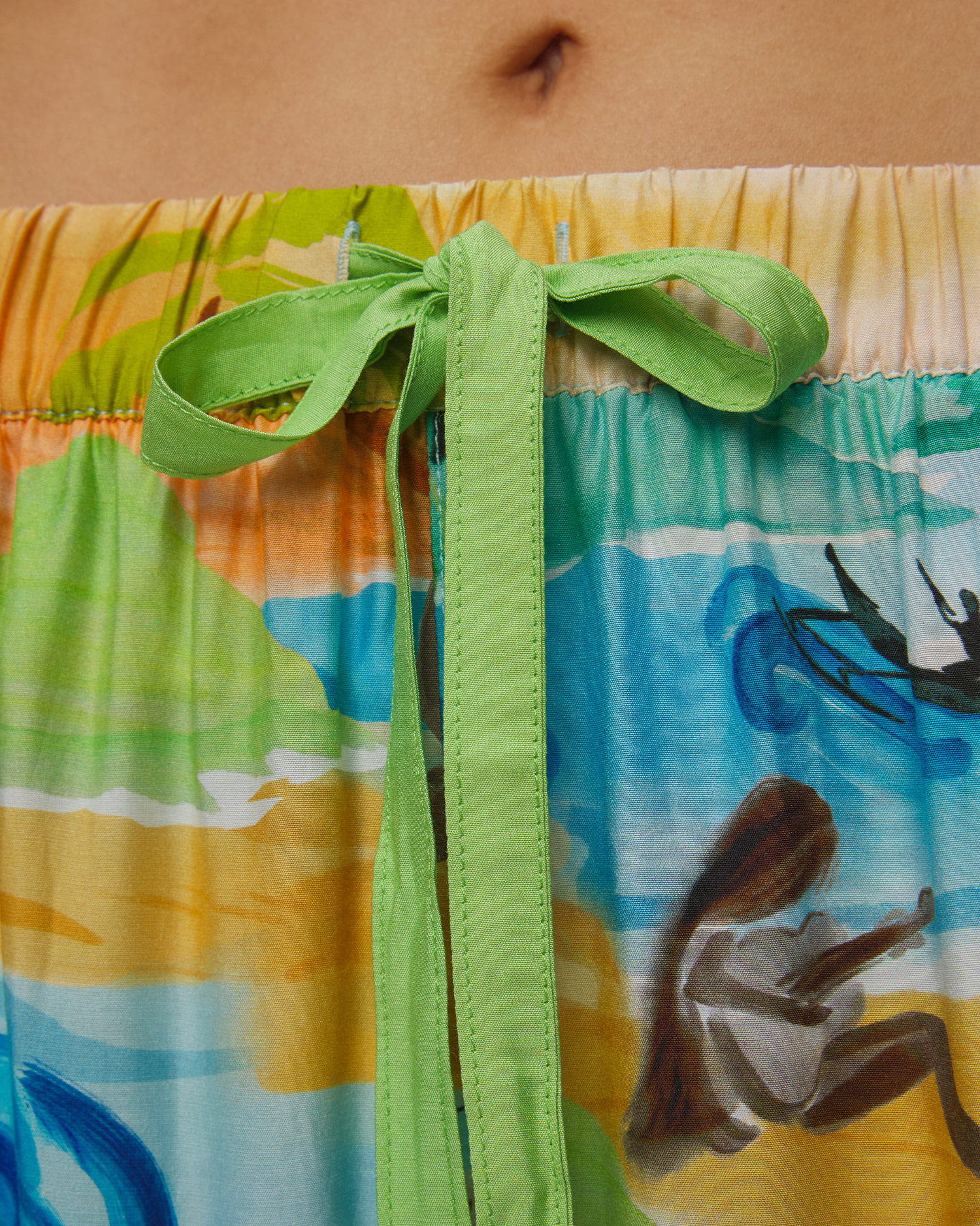 Jedwabne spodnie damskie Seafolly South Pacific Pant