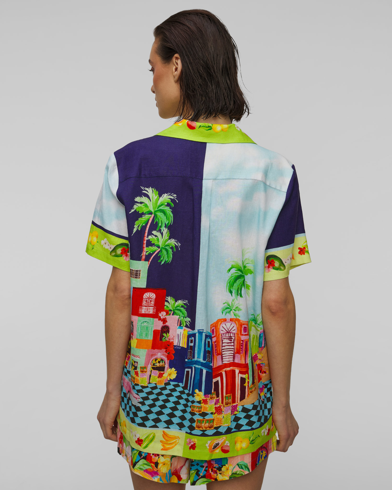 Koszula z lnem Seafolly Cuba Shirt