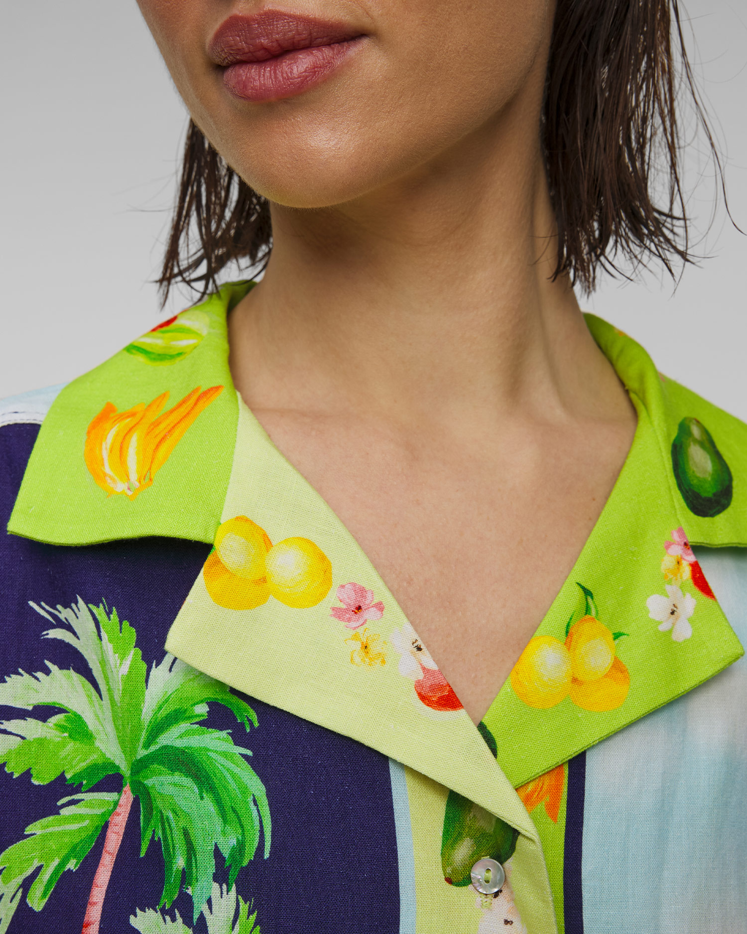 Koszula z lnem Seafolly Cuba Shirt