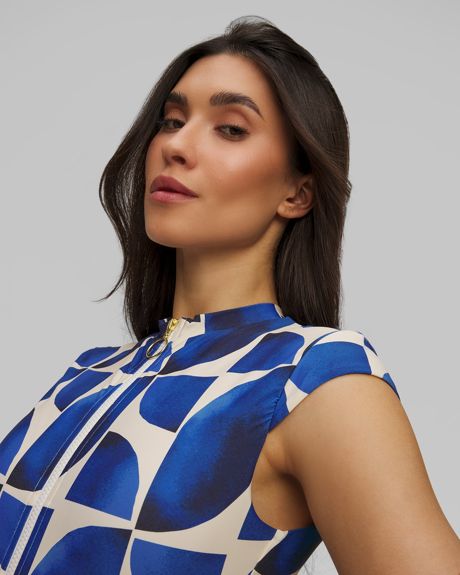 Jednoczęściowy strój kapielowy damski Seafolly Zip Front One Piece