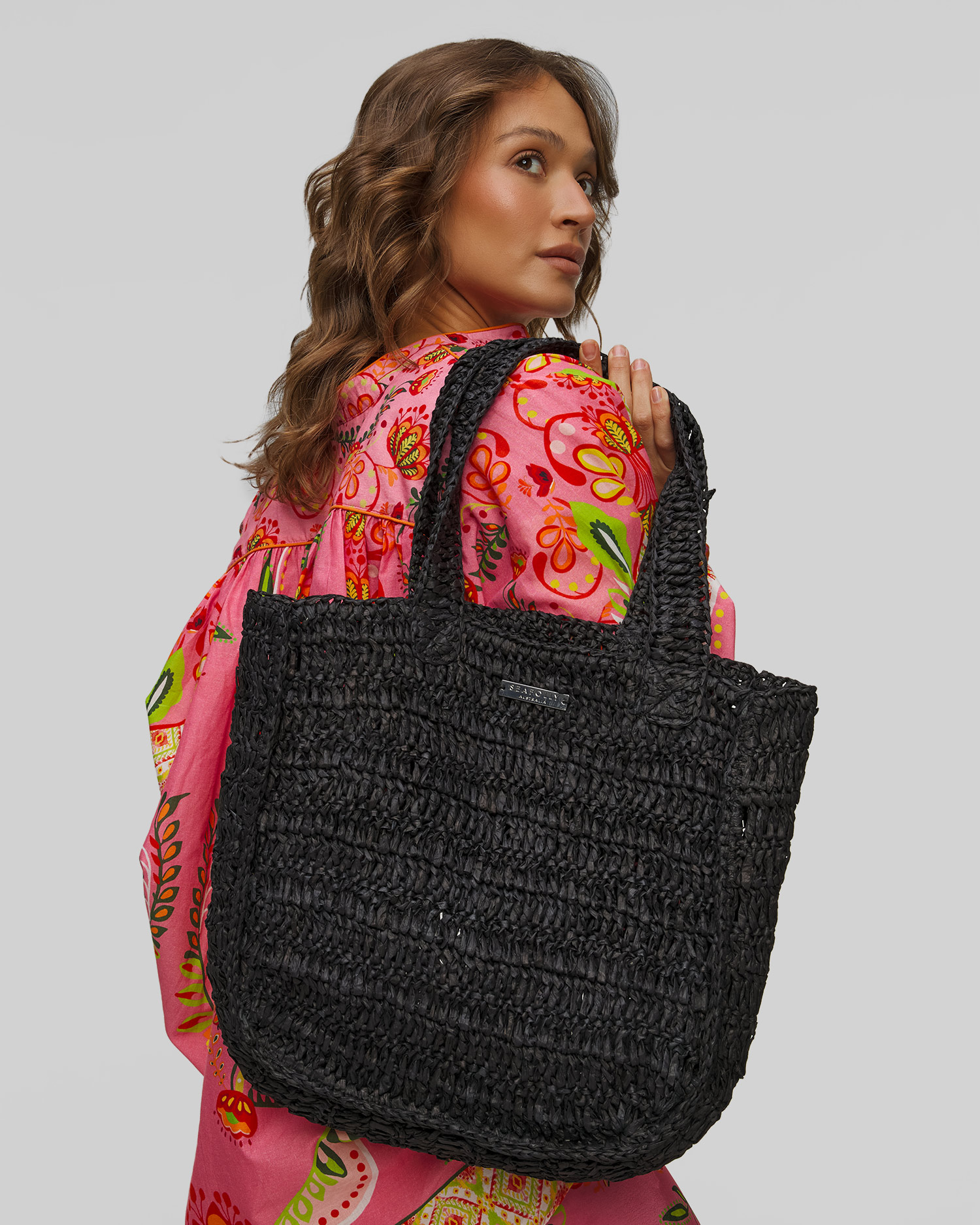 Seafolly Shores Woven Tote Tasche