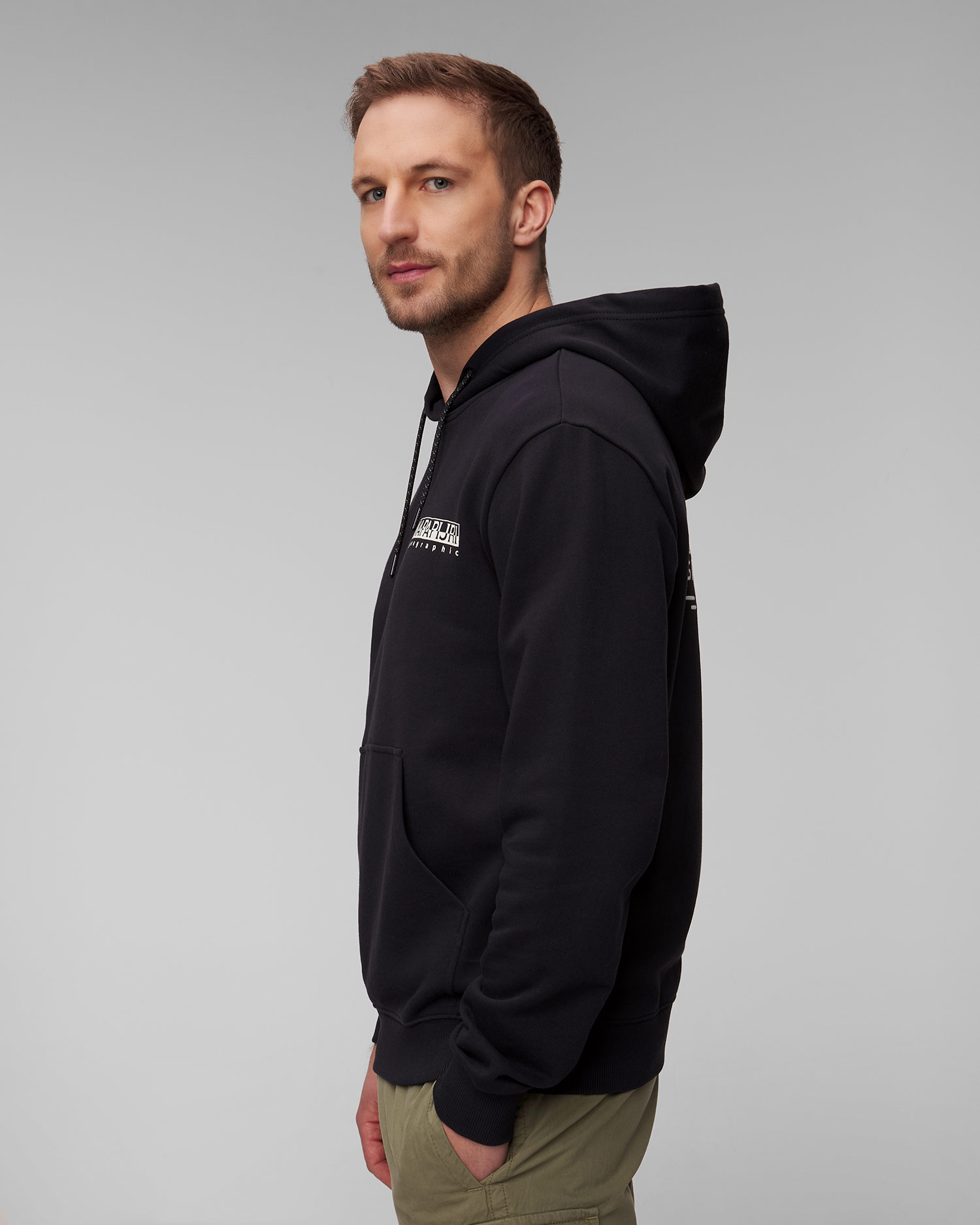 Černá pánská mikina Napapijri B-Boyd H