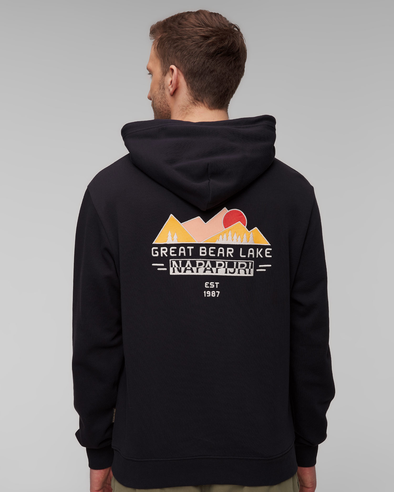 Černá pánská mikina Napapijri B-Boyd H